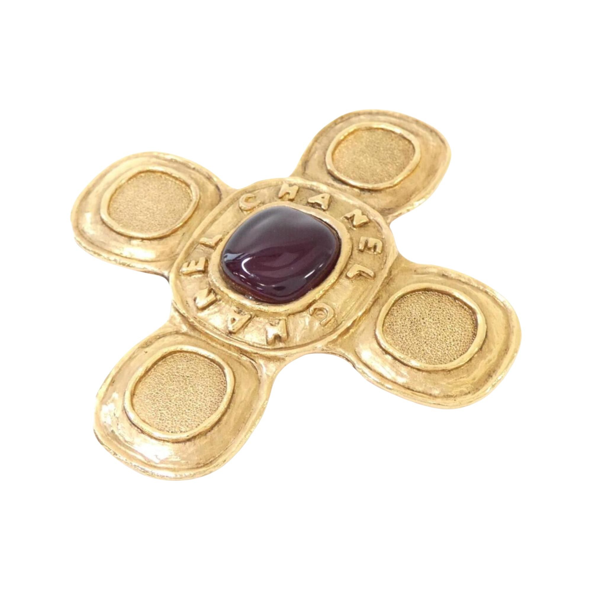 Chanel Chanel Gripoix brooch Size ONE SIZE - 1 Thumbnail