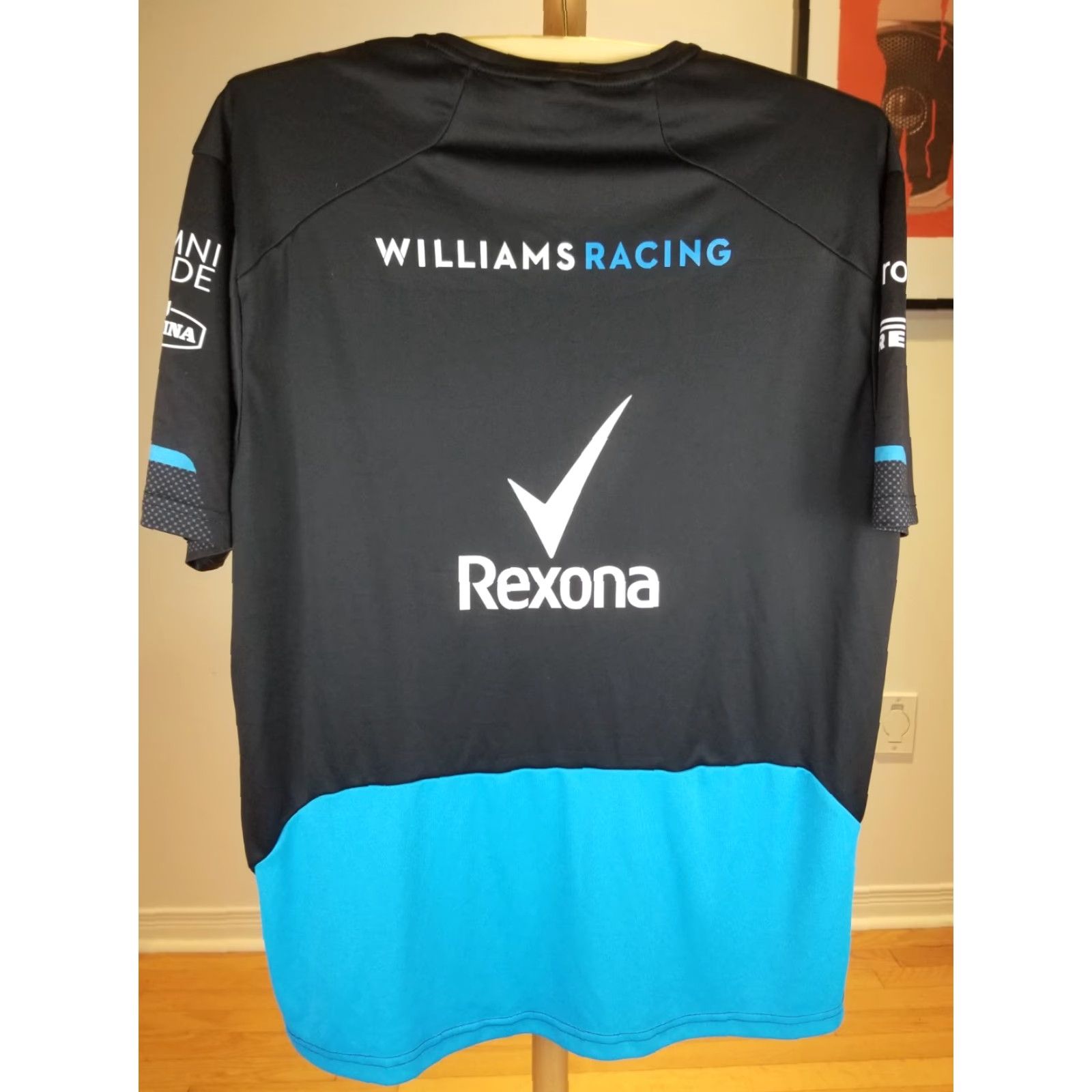 Vintage VINTAGE Williams AMG Mercedes Formula One Jersey T-Shirt SZ US LARGE Mens Black Cotton 1990s Size US L / EU 52-54 / 3 - 7 Thumbnail