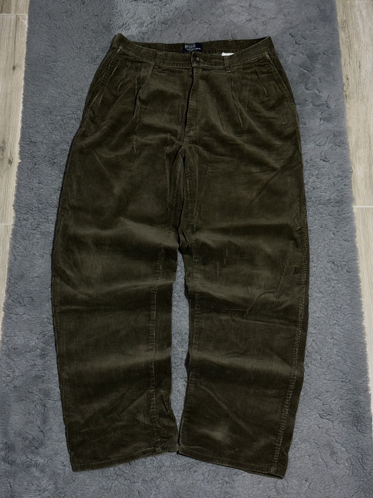 Ralph Lauren Vintage Ralph Lauren Corduroy Trousers Made in USA Size US 34 / EU 50 - 2 Thumbnail