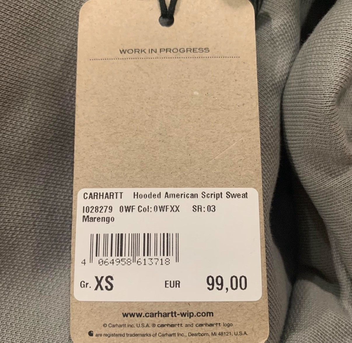 Carhartt Wip Carharrt WIP Hoodie Size US XS / EU 42 / 0 - 4 Thumbnail