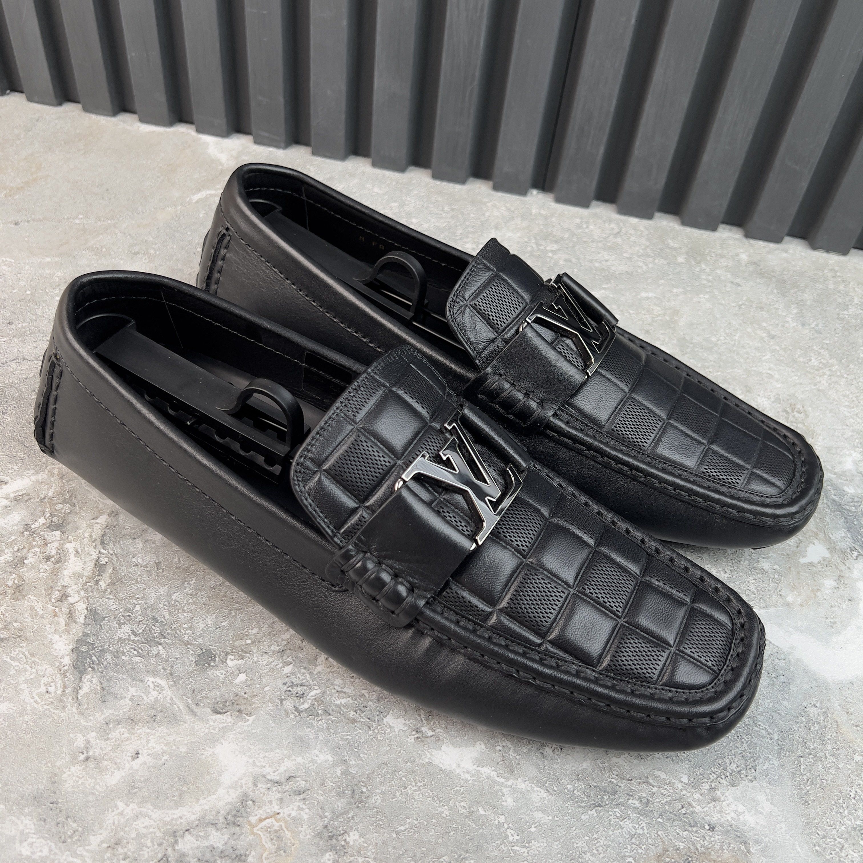 Louis Vuitton Monte Carlo Damier Driving Moccasin Leather Size US 11 / EU 44 - 4 Thumbnail