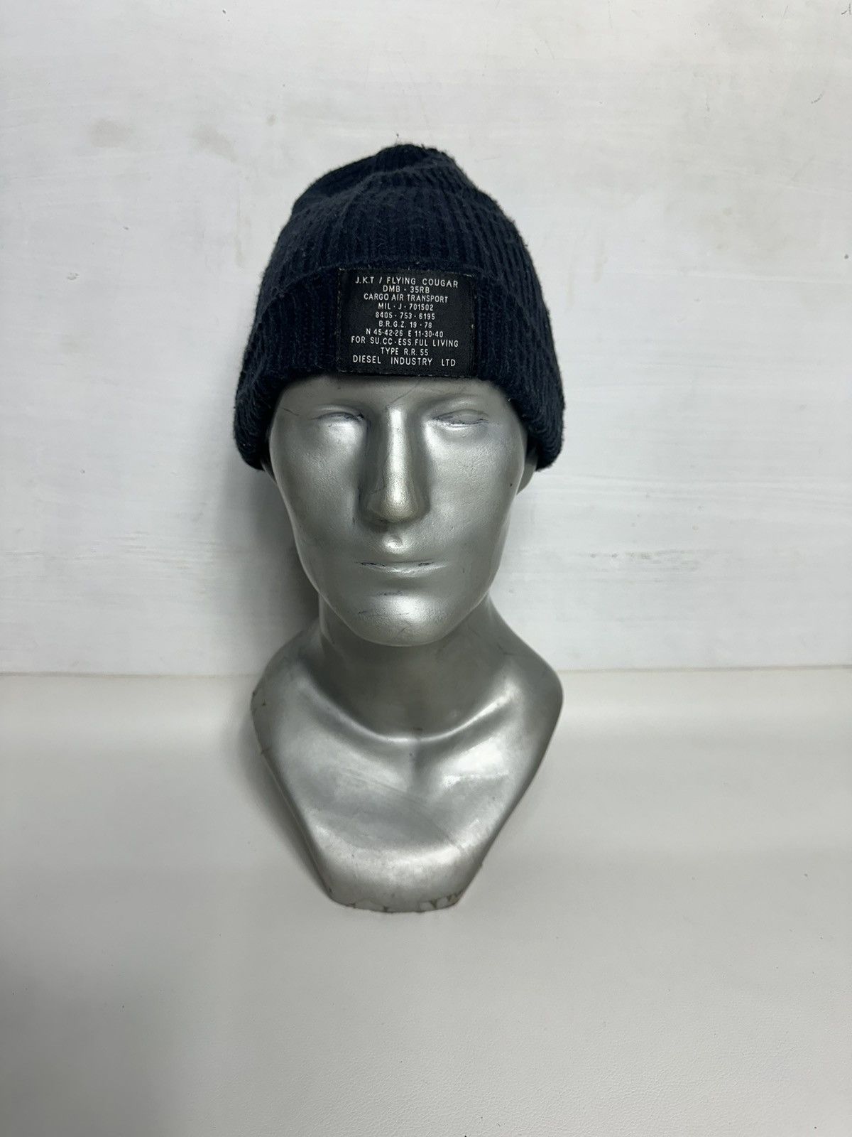 Diesel Diesel Beanie Hats with detachable Patch Logo Size ONE SIZE - 2 Thumbnail
