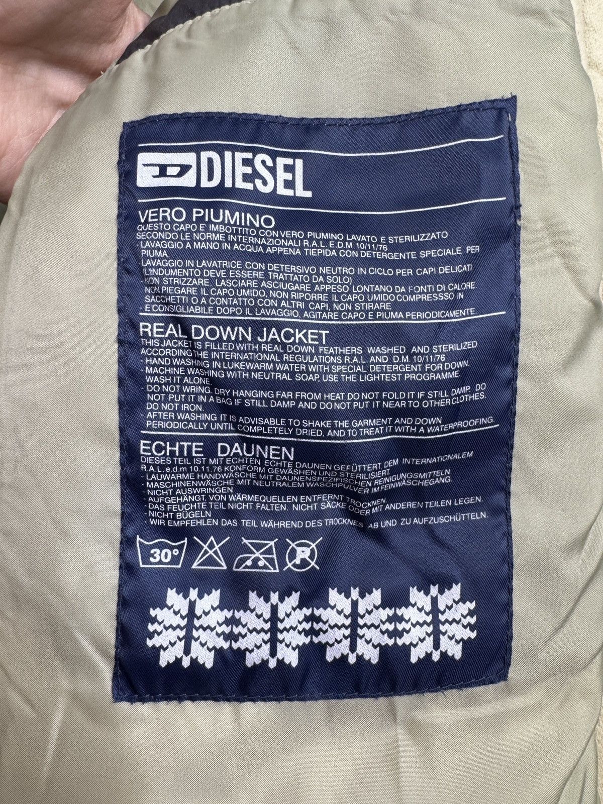 Diesel Diesel Puffer Real Down Jacket Heavyweight Winter Size XXL Size US XXL / EU 58 / 5 - 16 Thumbnail