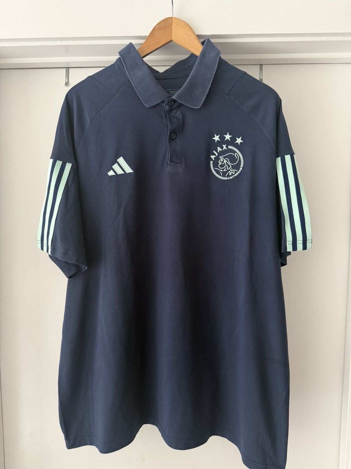 Adidas Adidas Ajax Soccer Jersey XXL. Size US XXL / EU 58 / 5 - 2 Thumbnail