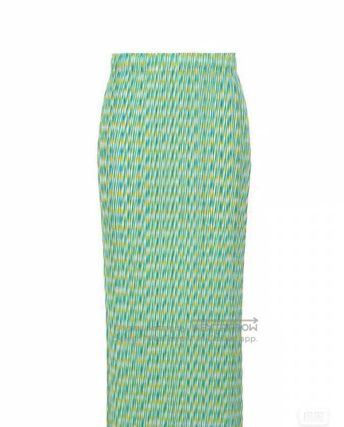 Issey Miyake Issey Miyake size:3 Mat Grid Print Midi Skirt Size 22" - 1 Thumbnail
