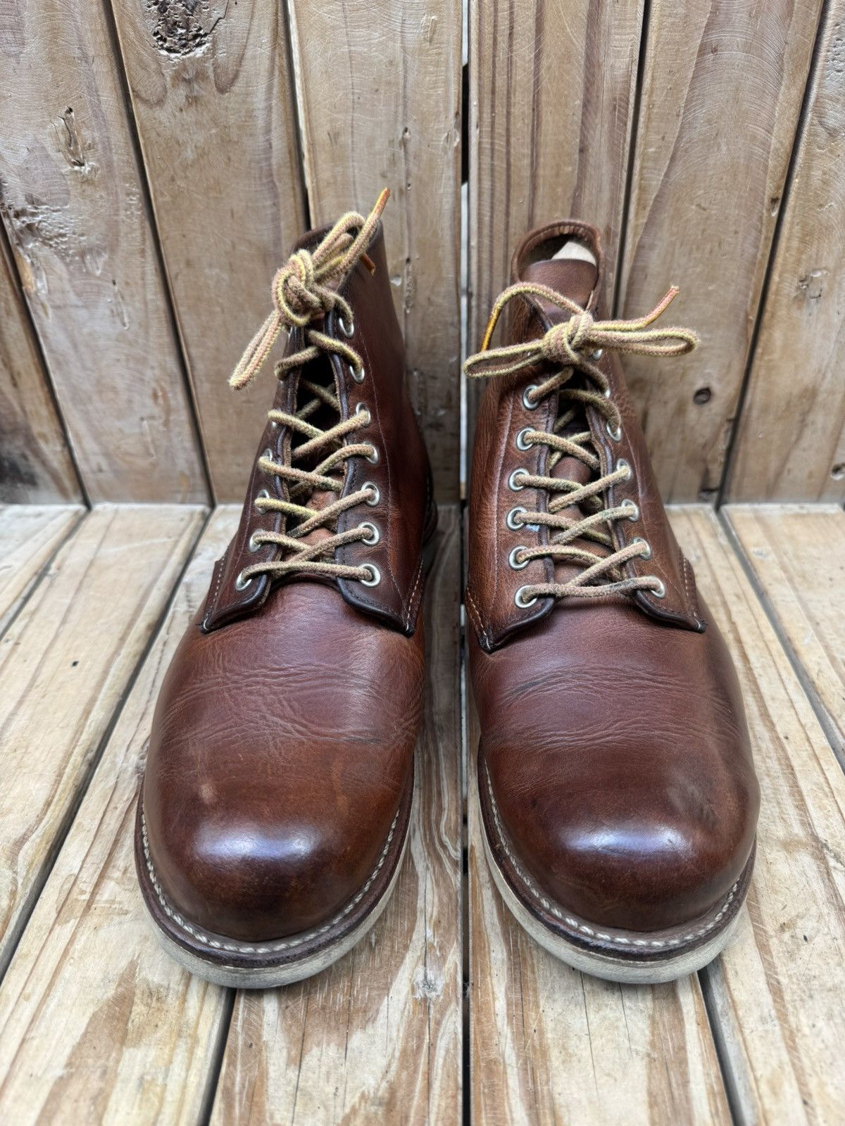 Red Wing Red Wing 9111 Chukka Brown leather boots EUR 41.5 UK 7.5 D Size US 8.5 / EU 41-42 - 5 Thumbnail