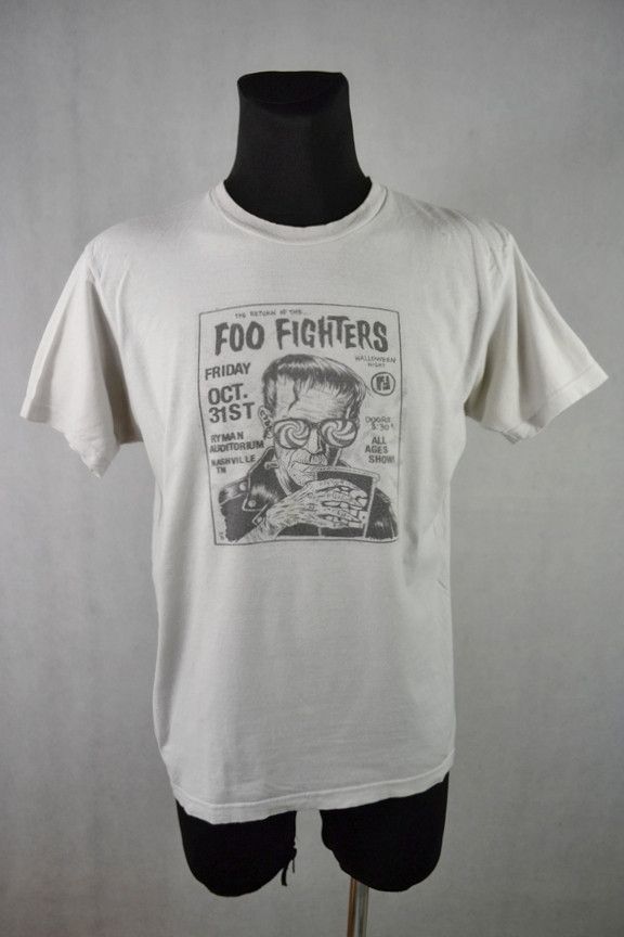 Band Tees × Vintage Foo Fighters Halloween Night Frankenstein Horror tee L Size US L / EU 52-54 / 3 - 1 Thumbnail