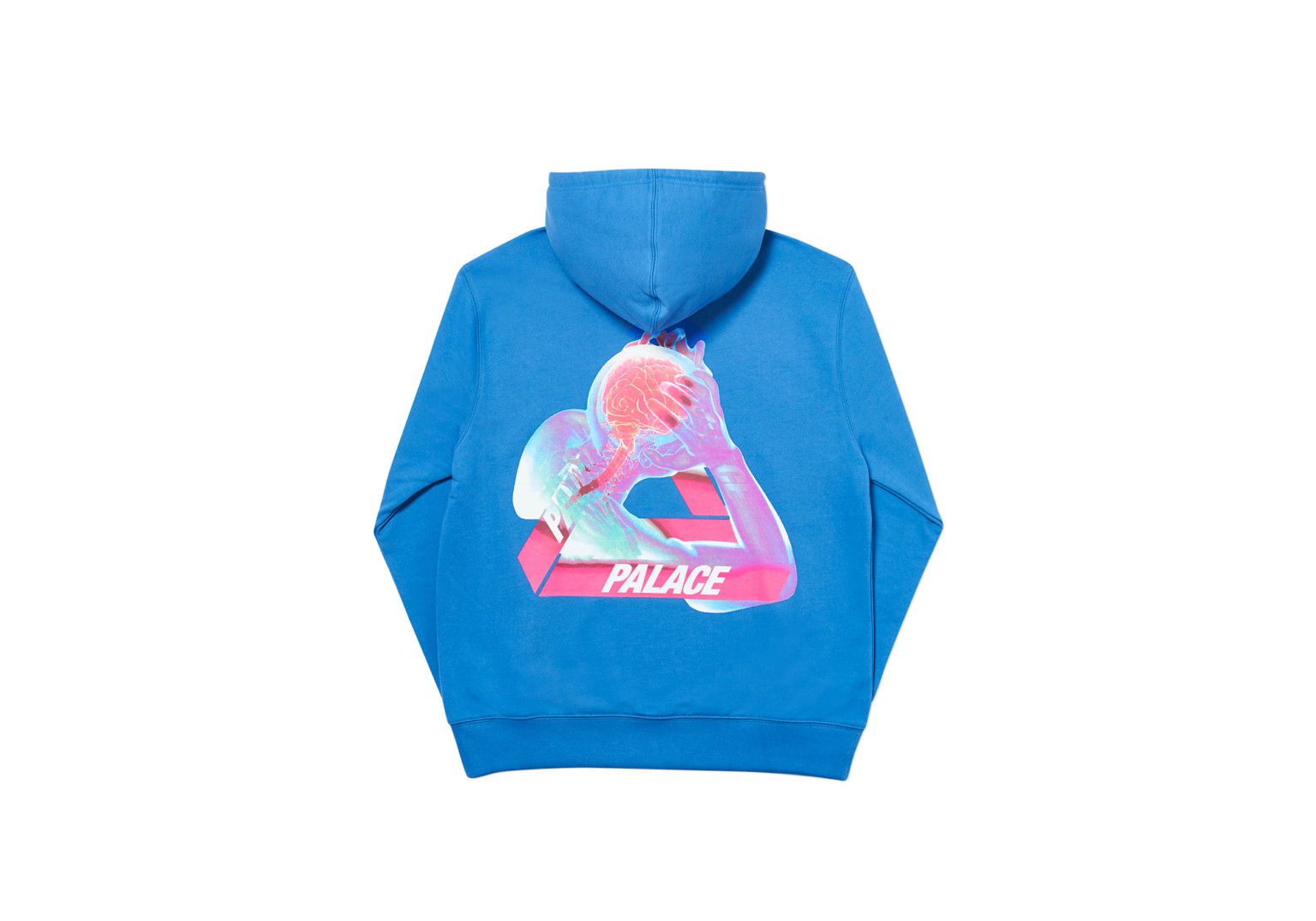 image of 2020 Palace Tri-Gaine Hoodie Blue Large New, Men's