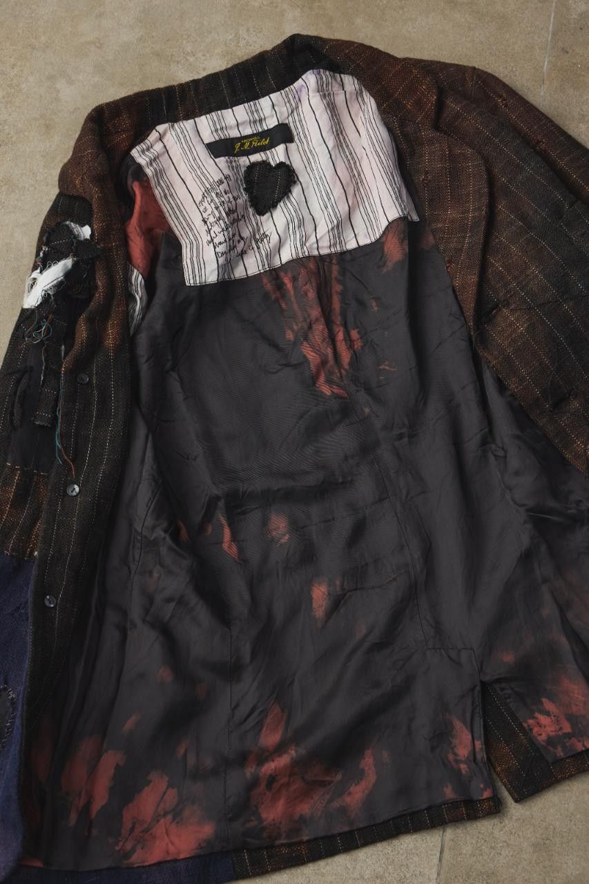 Archivio J.M. Ribot Archivio J.M. Ribot Handmade Distressed Patchwork Blazer Size US M / EU 48-50 / 2 - 3 Thumbnail