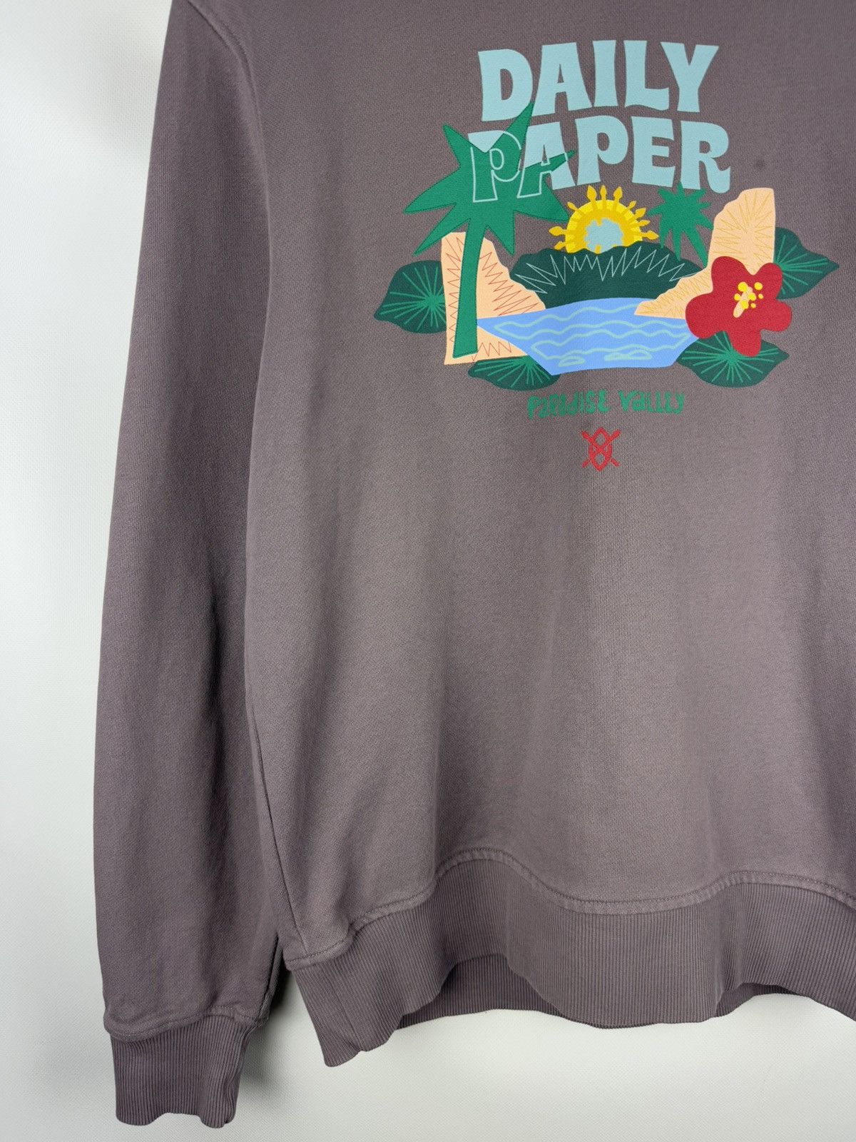 Daily Paper Daily Paper Paradise Valley Graphic Print Hoodie Pullover Size US S / EU 44-46 / 1 - 7 Thumbnail