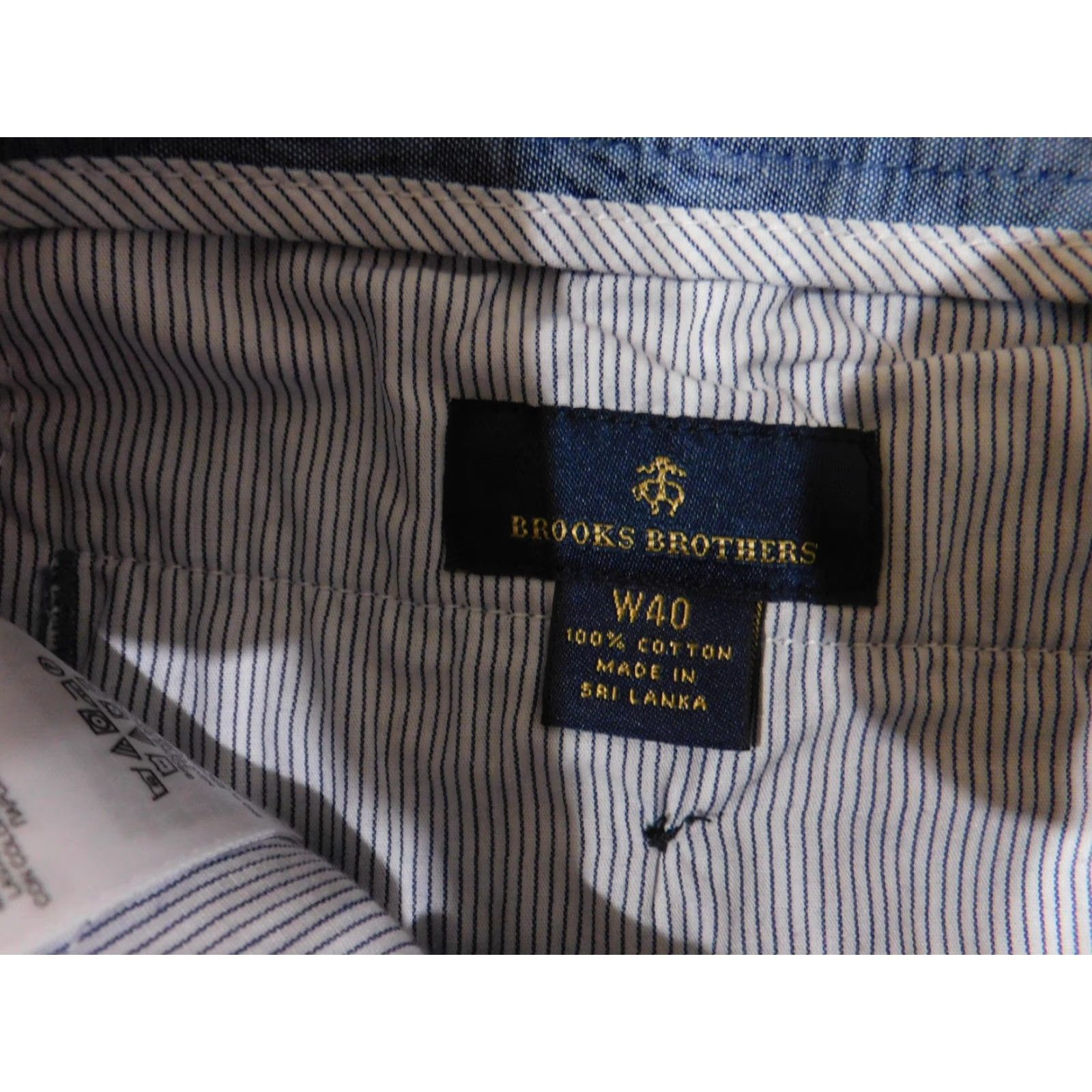 Brooks Brothers Brooks Brothers Shorts Mens 40 Blue Floral Leaf Print 10 Inseam Pockets Casual Summer Cotton Chino Big & Tall Mens Size US 40 / EU 56 - 6 Thumbnail