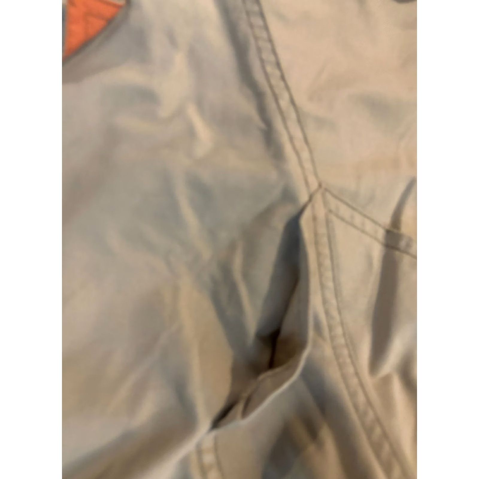 Gap GAP Mens XS Beige Cargo Pants Cargo Pocket Vintage 90s Straight Front Regular Leg Style Pants Shirts? Size US 27 - 7 Thumbnail