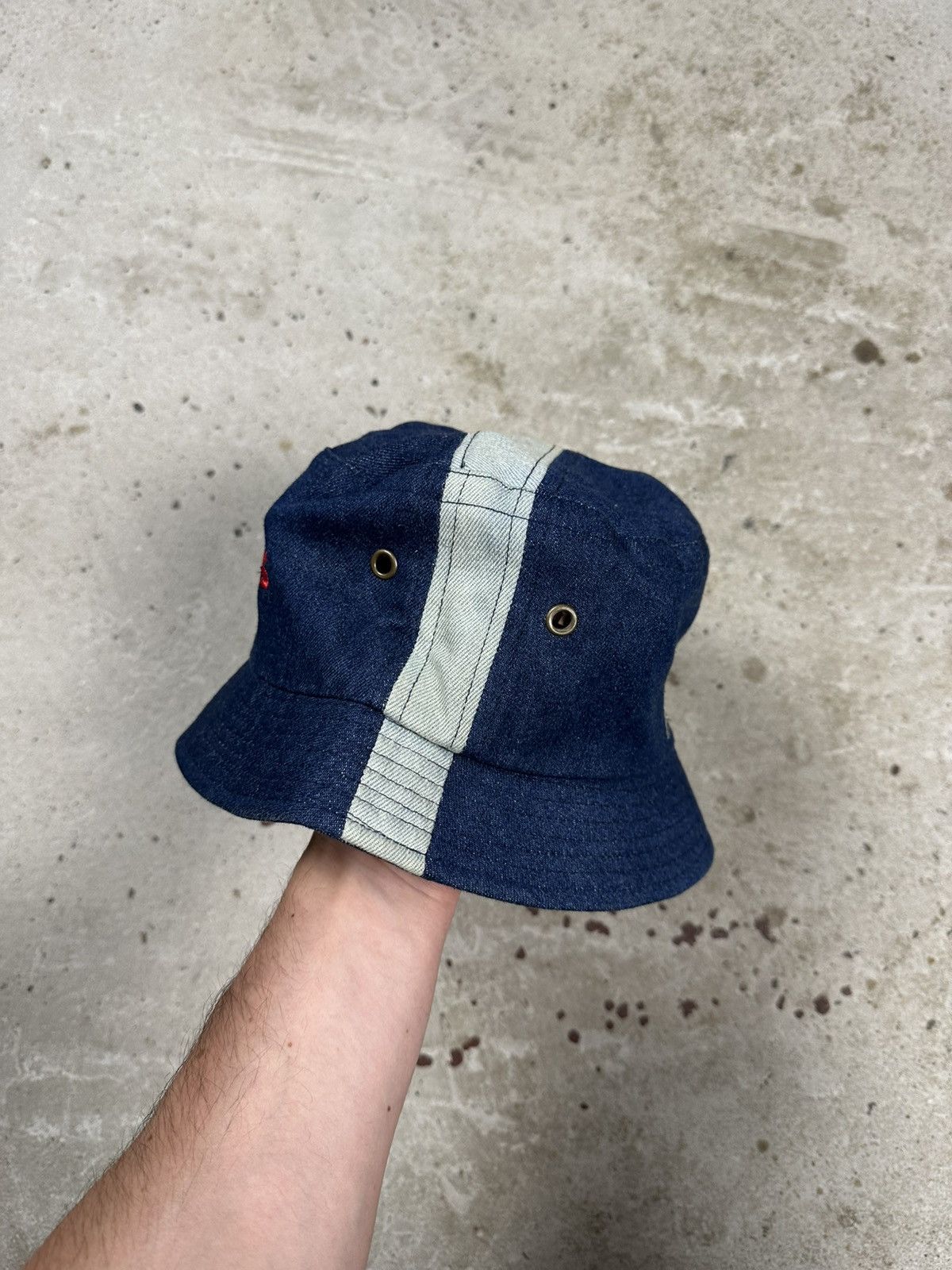 Akademiks × Vintage Vintage Y2K Akademiks Blue Jeans Denim Bucket Hat rap hiphop Size ONE SIZE - 5 Thumbnail