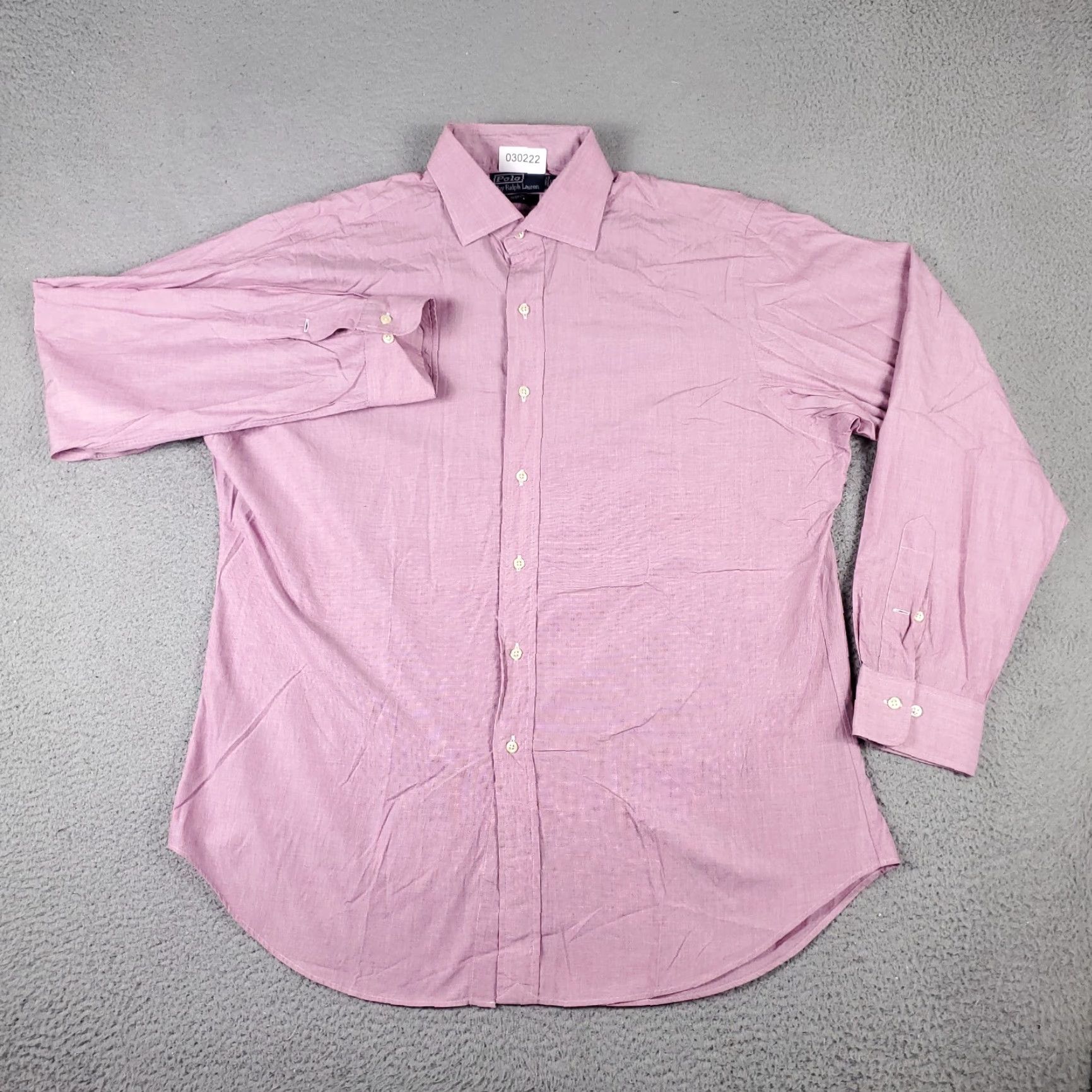 Ralph Lauren Ralph Lauren Shirt Mens XL Red Casual Button-Up Long Sleeve Woven Size US XL / EU 56 / 4 - 2 Thumbnail