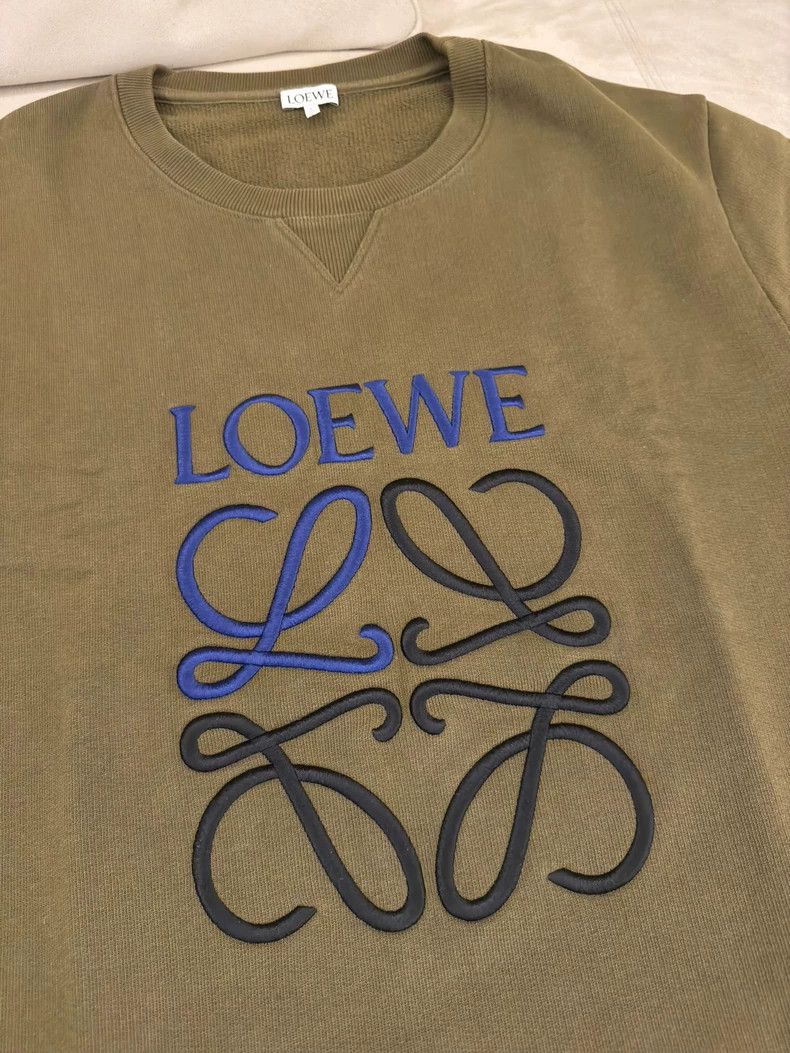Loewe LOEWE Sweater classic embroidery logo Size XL / US 12-14 / IT 48-50 - 2 Thumbnail