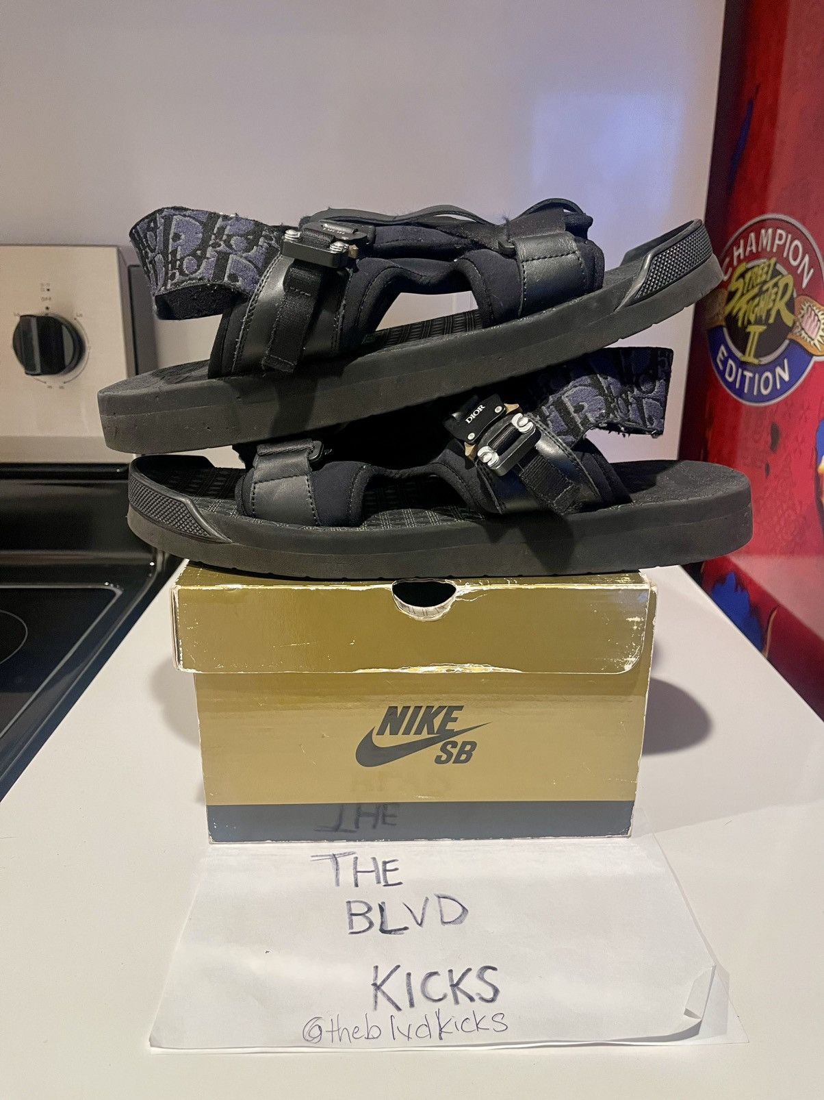 Alyx × Dior 1017 ALYX 9SM x Dior Alpha Oblique Sandals Size US 13 / EU 46 - 3 Thumbnail