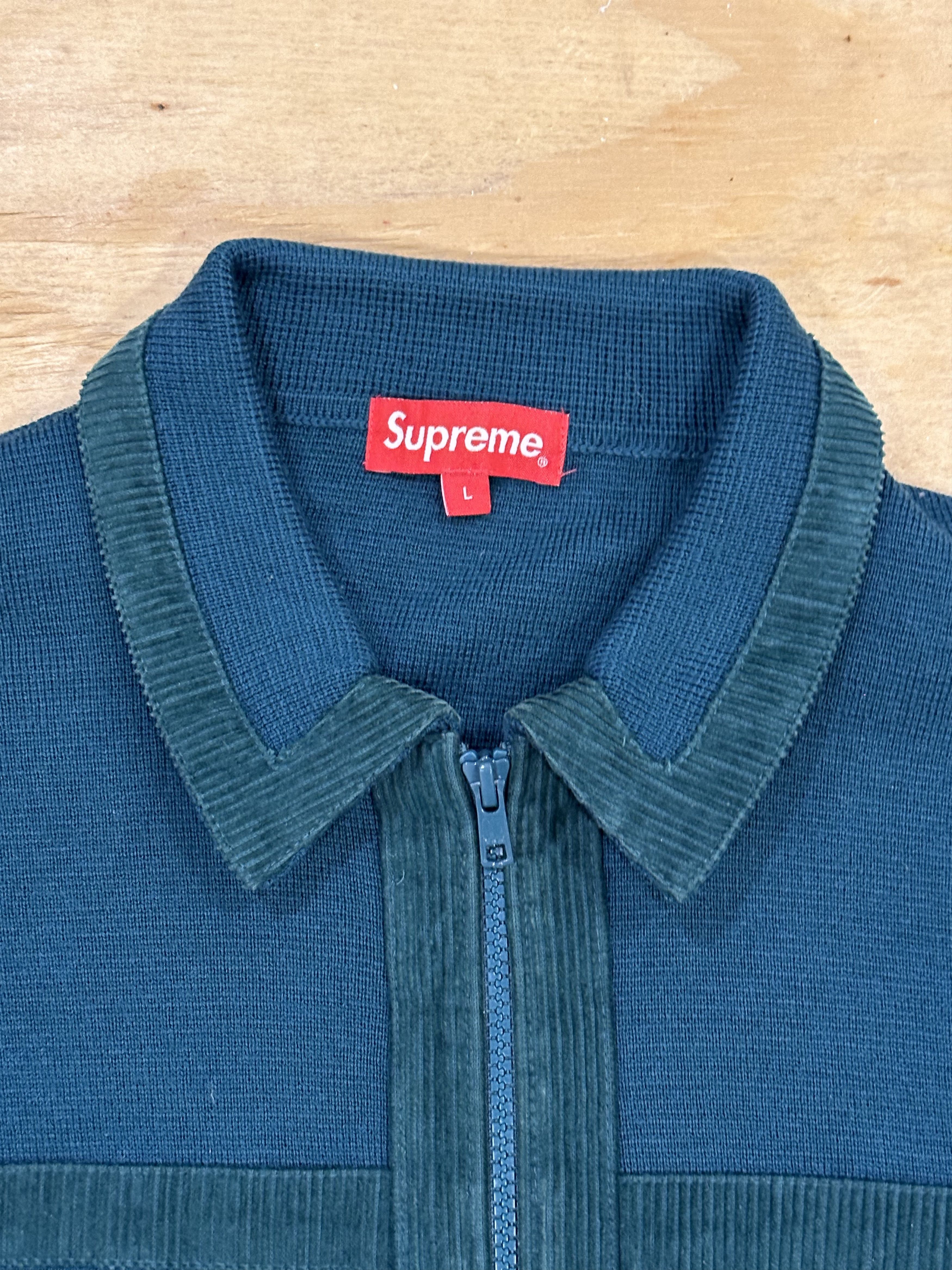 Supreme Supreme Corduroy Zip Sweater Size US L / EU 52-54 / 3 - 3 Thumbnail