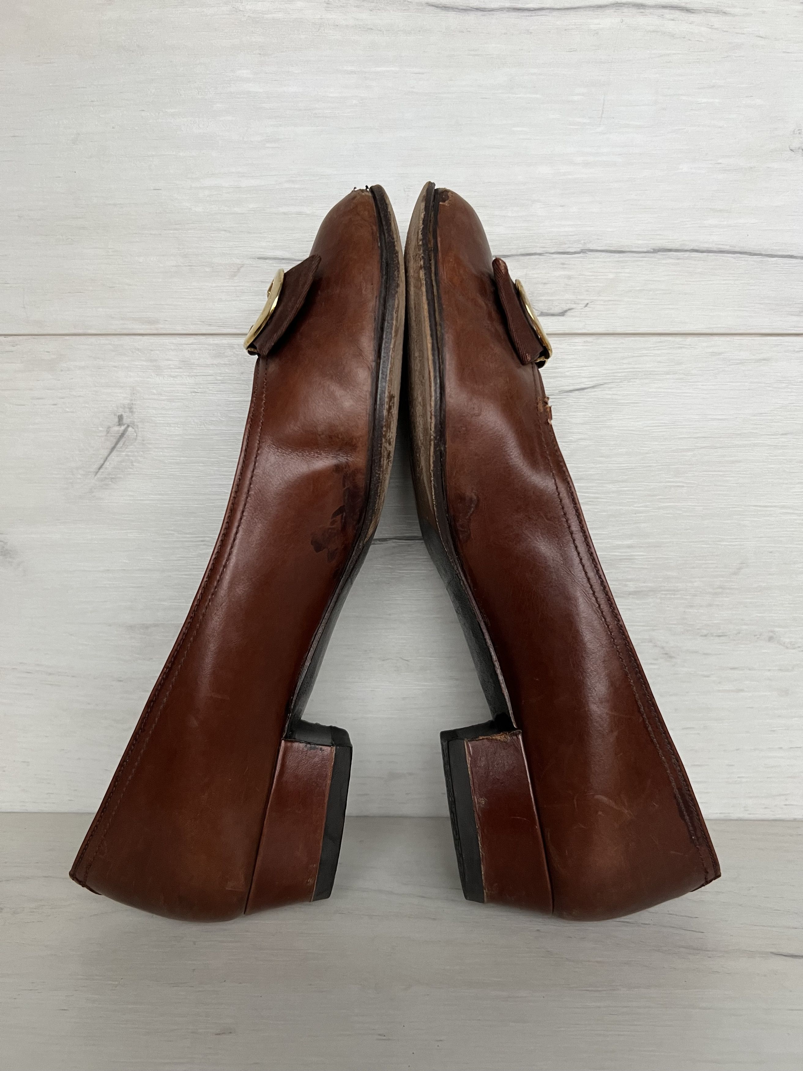 Gucci VINTAGE 70's GUCCI BIG METAL LOGO GG PUMPS HEELS LOAFERS Size US 6.5 / IT 36.5 - 6 Thumbnail