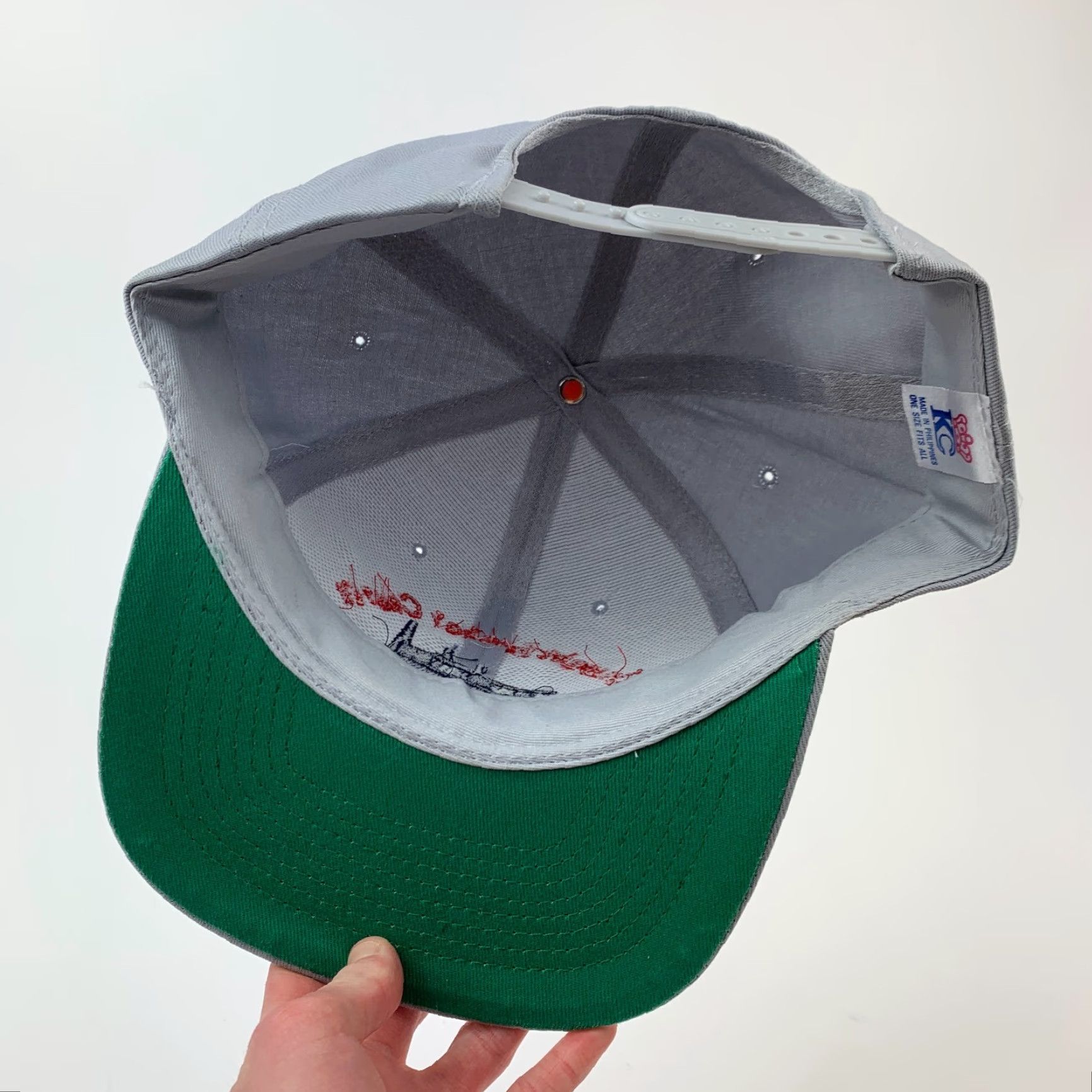 Vintage VINTAGE KC Gray Snapback Trucker Hat Cap Size ONE SIZE - 5 Thumbnail