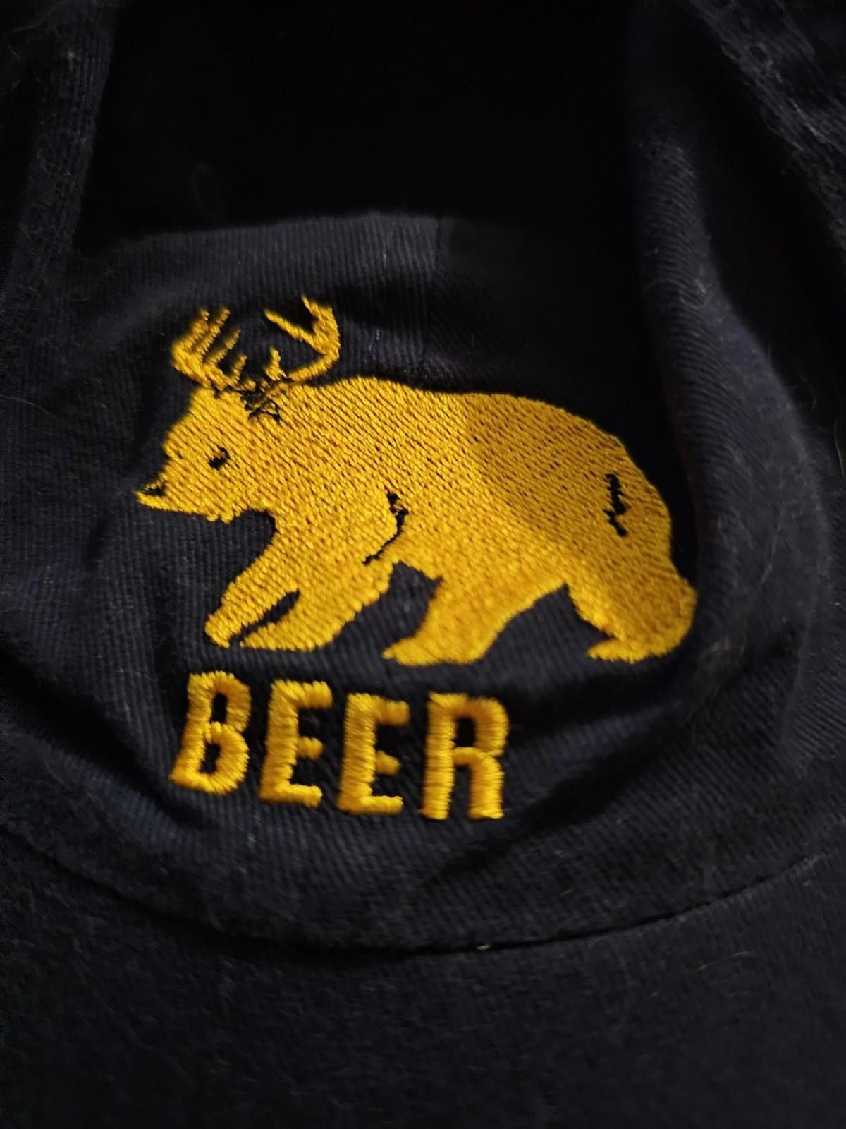 The Unbranded Brand Bear/deer Hat Beer Strapback Size ONE SIZE - 2 Thumbnail