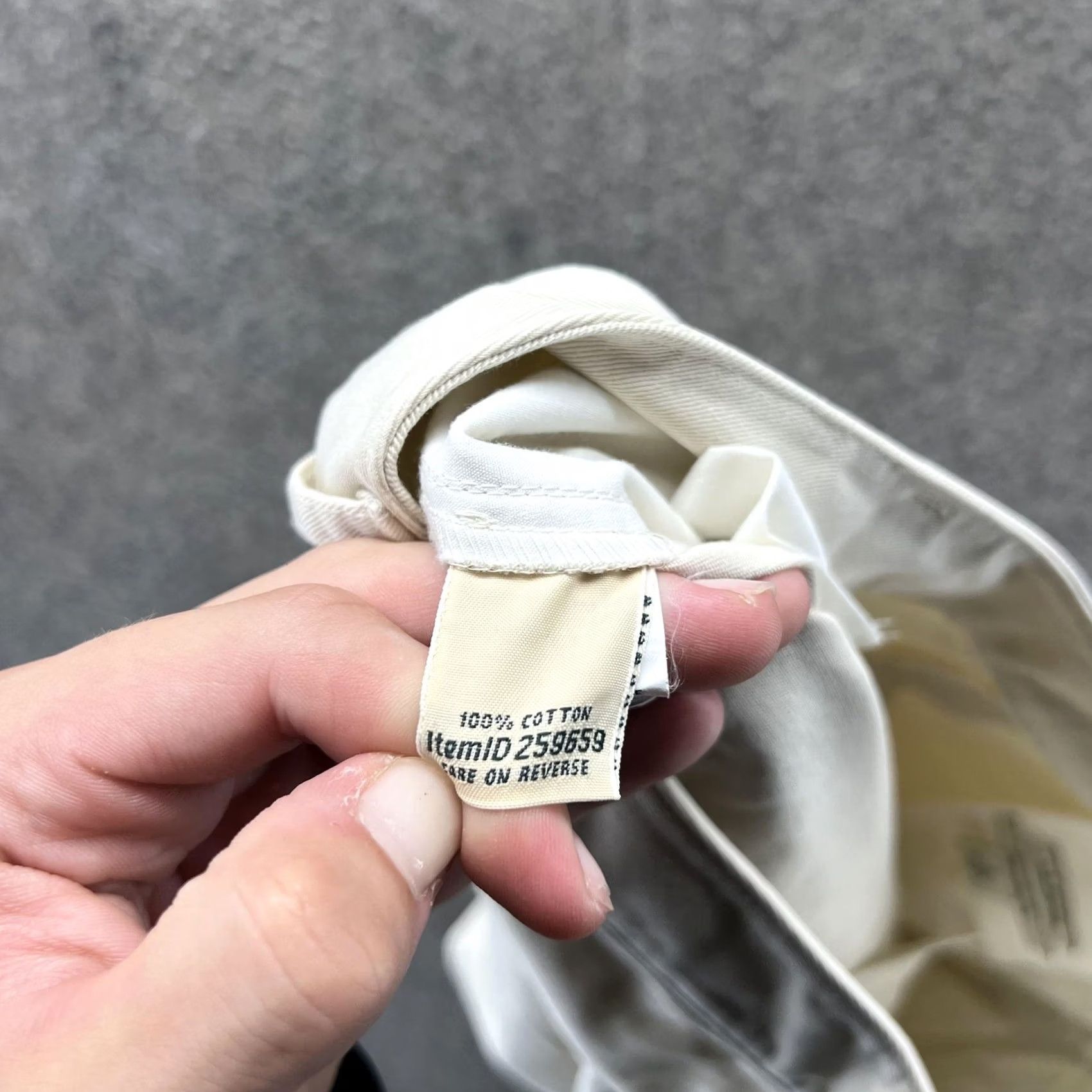 Vintage L.L.Bean Pants Womens 6 Khaki Favorite Fit Chino Straight Leg Cotton Casual Size 28" / US 6 / IT 42 - 4 Thumbnail
