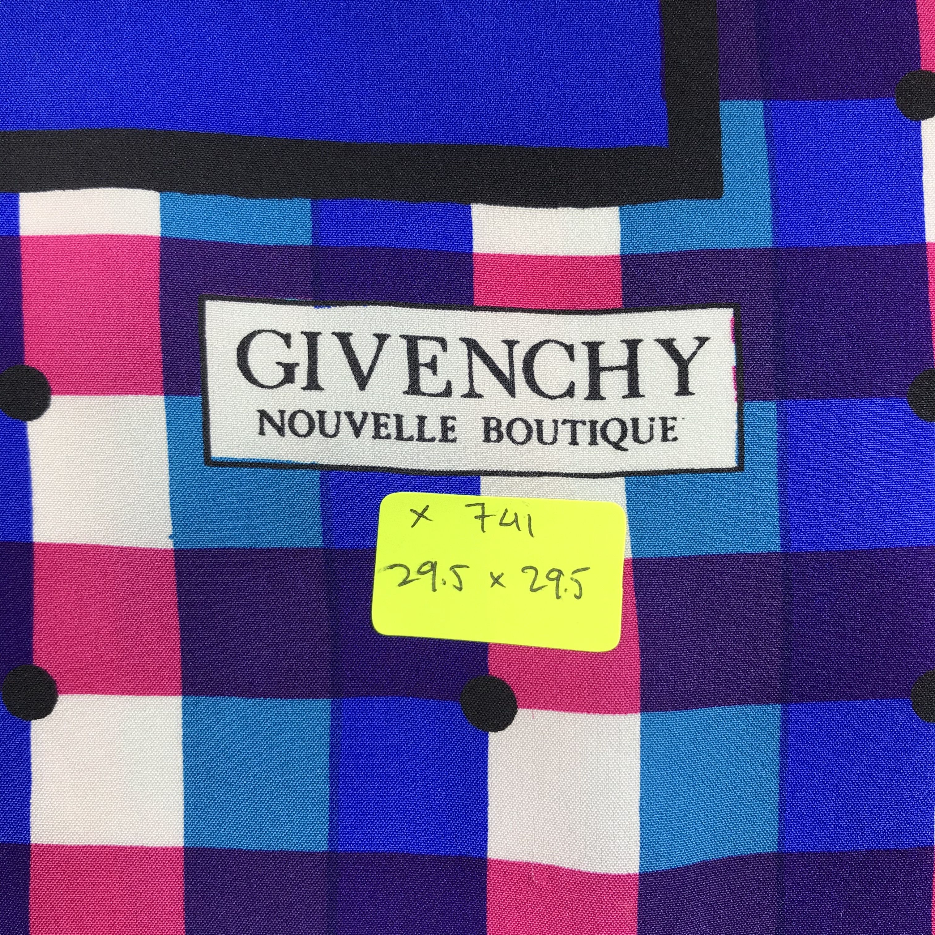 Vintage Vintage Givenchy Silk Scarf Size ONE SIZE - 5 Thumbnail
