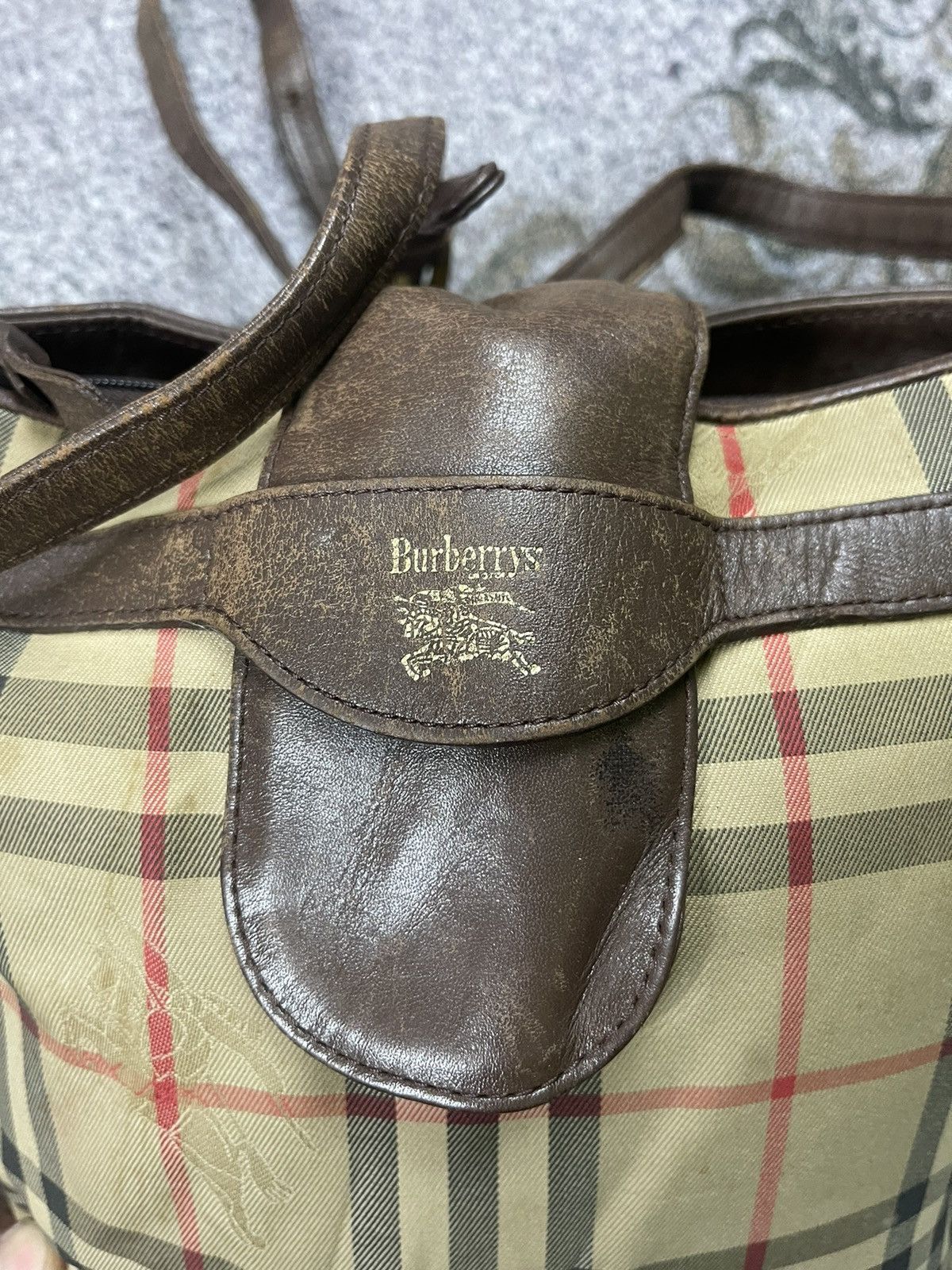 Burberry Vintage Burberrys Tote Bag Size ONE SIZE - 8 Thumbnail