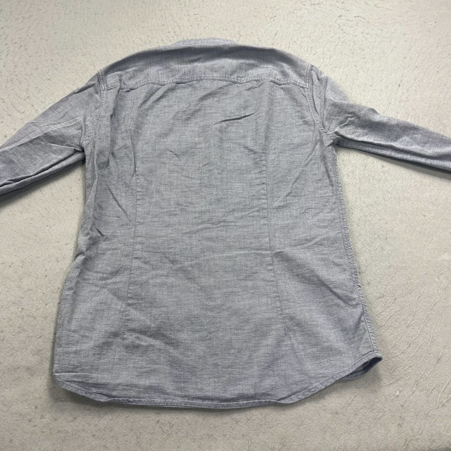 Emporio Armani Emporio Armani Shirt Mens Small Gray Regular Fit Button Down No Collar Dressy Size US S / EU 44-46 / 1 - 6 Thumbnail
