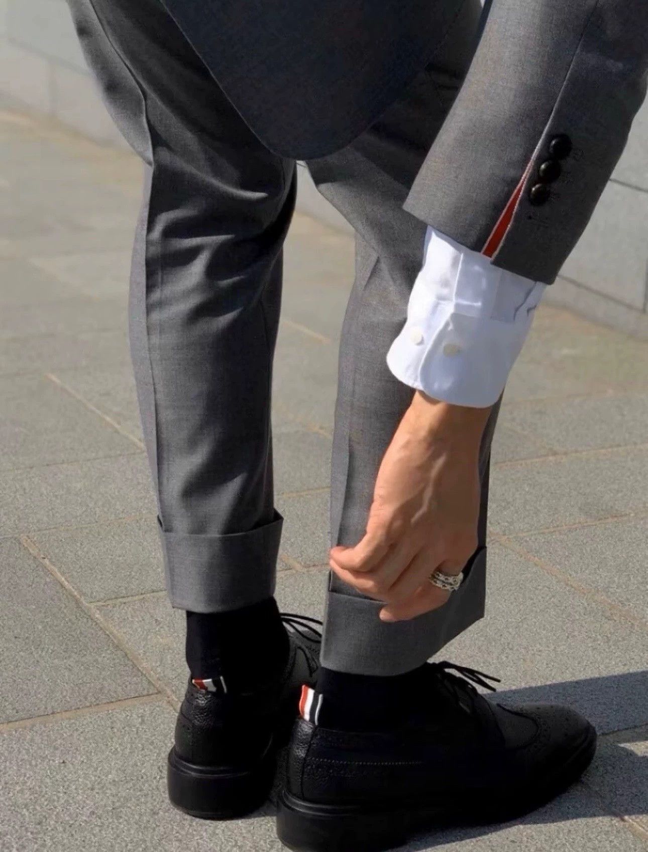 Thom Browne Thom Browne Black Classic Carved Lightweight Rubber US6 Size US 6 / EU 39 - 8 Thumbnail