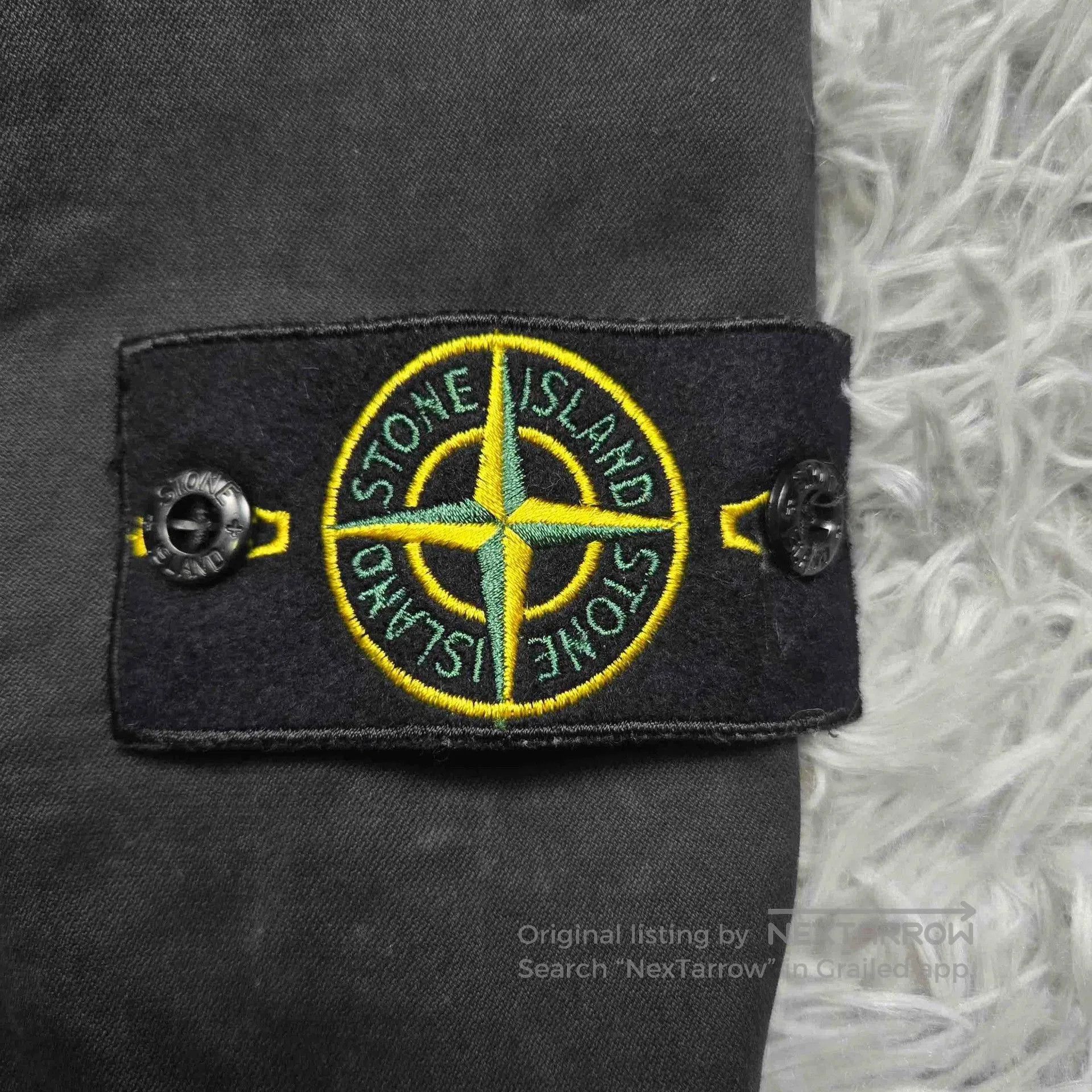 Stone Island stone island washed dark gray cargo pants. Size US 34 / EU 50 - 3 Thumbnail