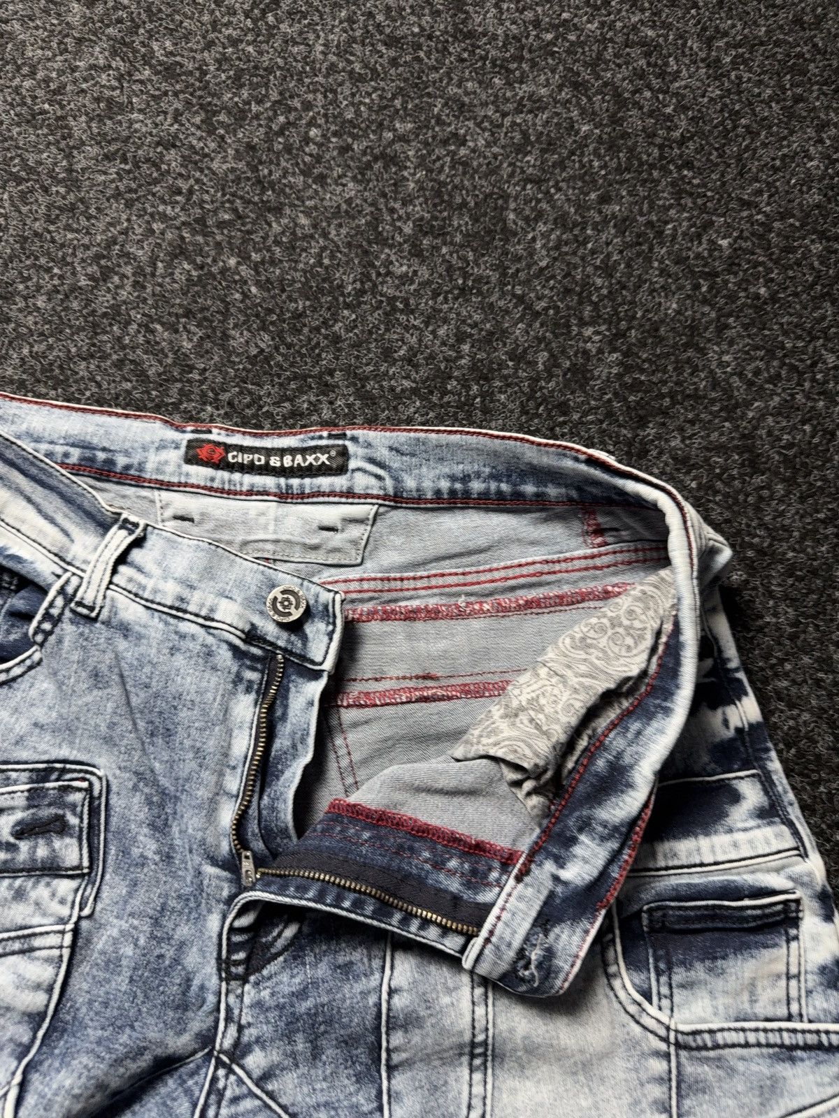 Japanese Brand Y2K 00s Japanese Punk Cipo&Baxx Punk Rock Biker Jeans Denim Size US 32 / EU 48 - 8 Thumbnail