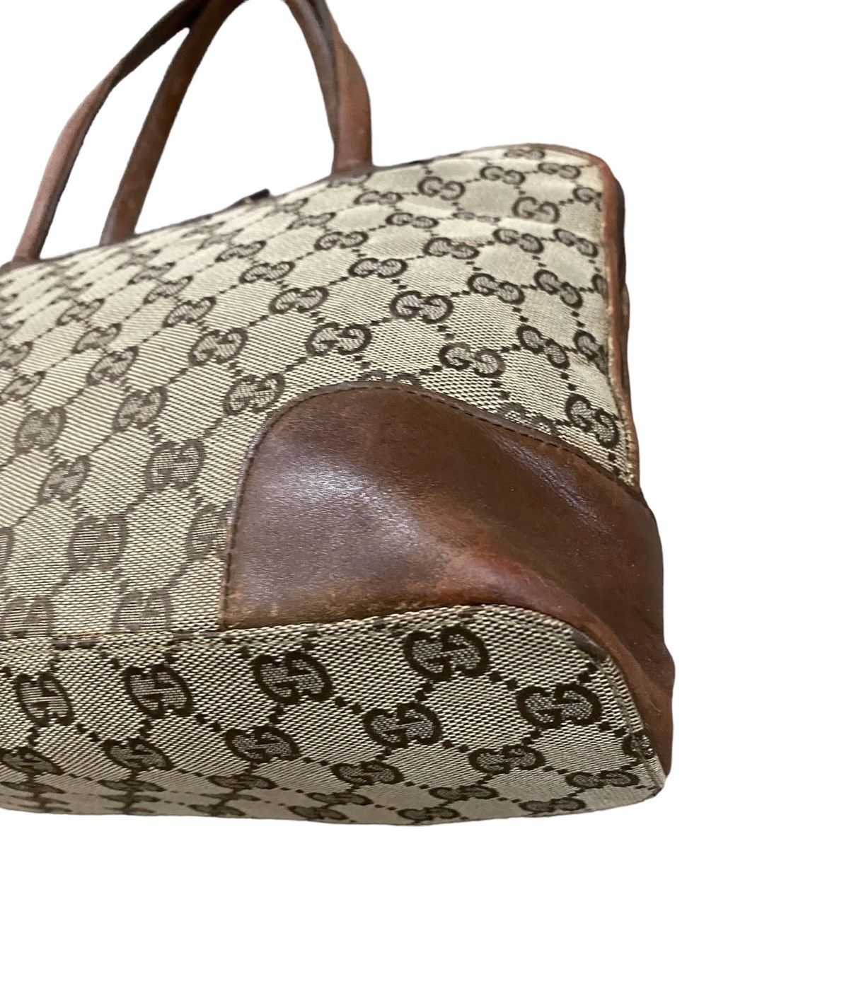 Gucci Vtg🔥Authentic Gucci GG Canvas Handbag Size ONE SIZE - 13 Thumbnail