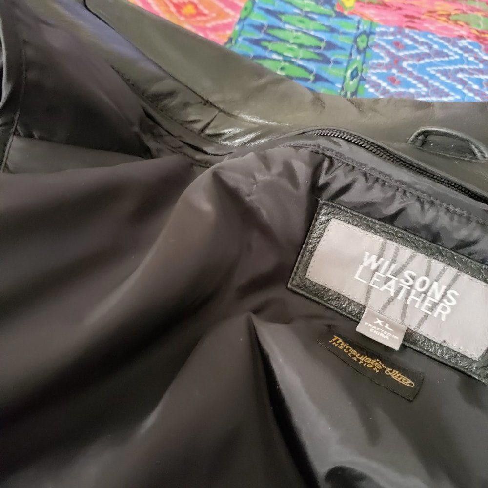 Wilsons Leather CT1246a Wilson Leather Ladies Coat & Wilson Gloves XL Size XL / US 12-14 / IT 48-50 - 9 Thumbnail