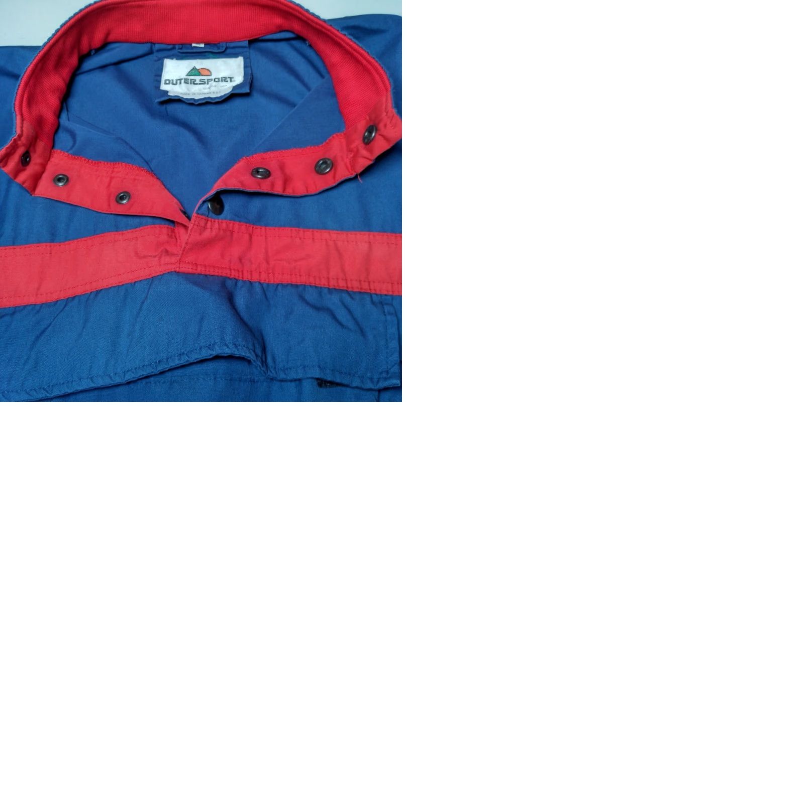 Vintage VINTAGE OuterSport Jacket Men M Blue Twill Pullover Snap Short Sleeve Casual Retro Size US M / EU 48-50 / 2 - 10 Thumbnail