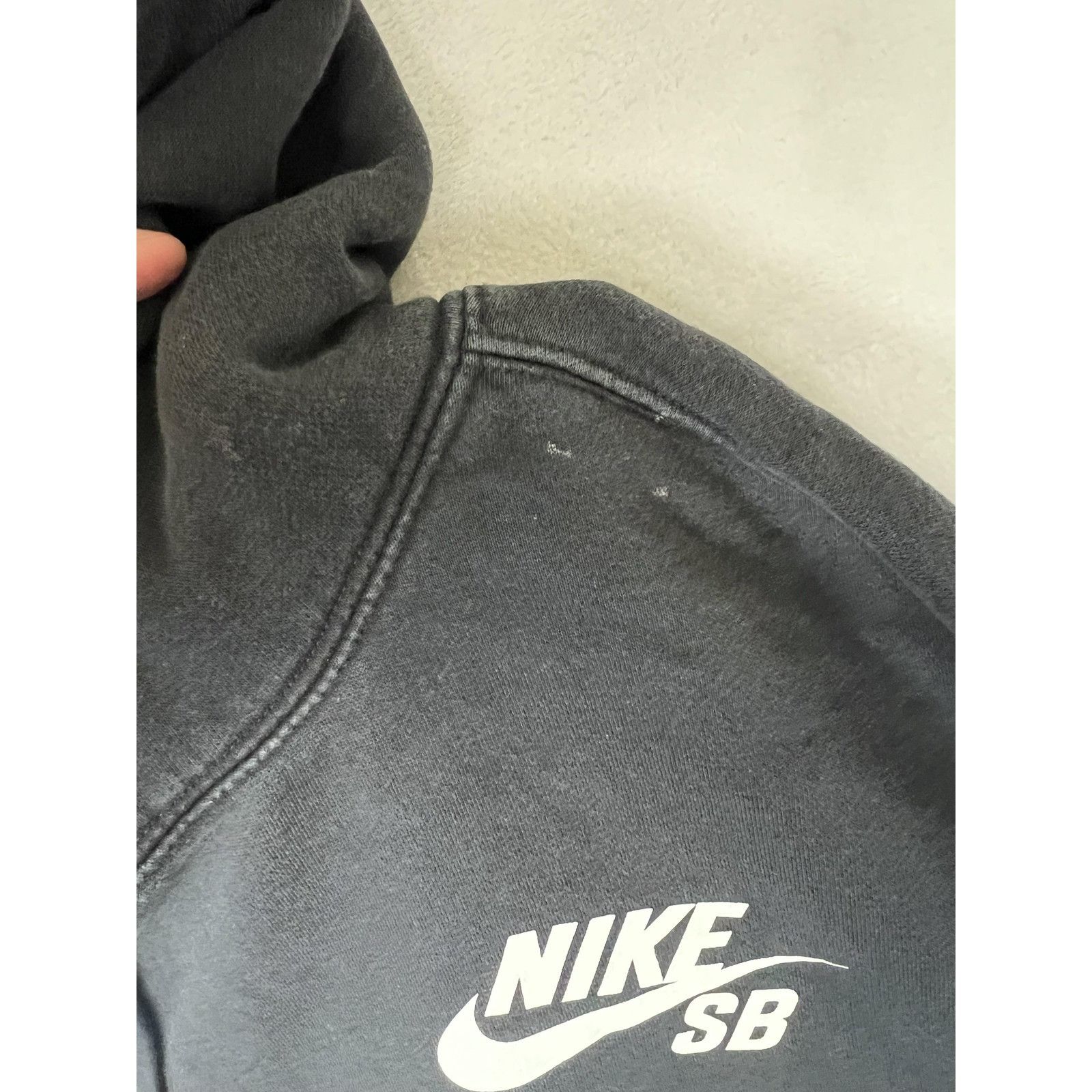Nike Nike SB Hoodie Mens Medium Black Logo Graphic Pullover Skate Size US M / EU 48-50 / 2 - 6 Thumbnail