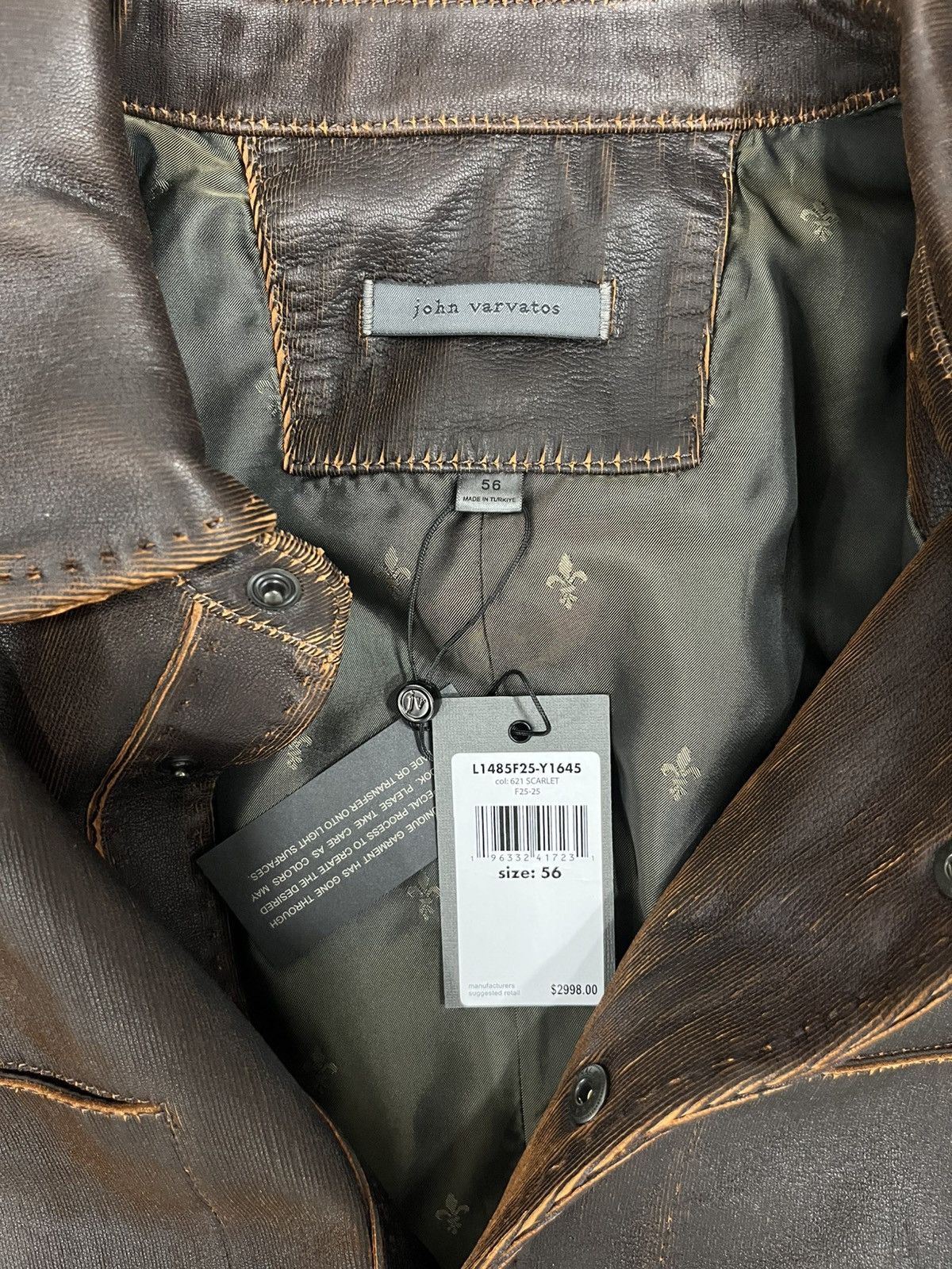 John Varvatos Lottie Shirt Jacket EU 56 USA 46 Size US XL / EU 56 / 4 - 21 Thumbnail
