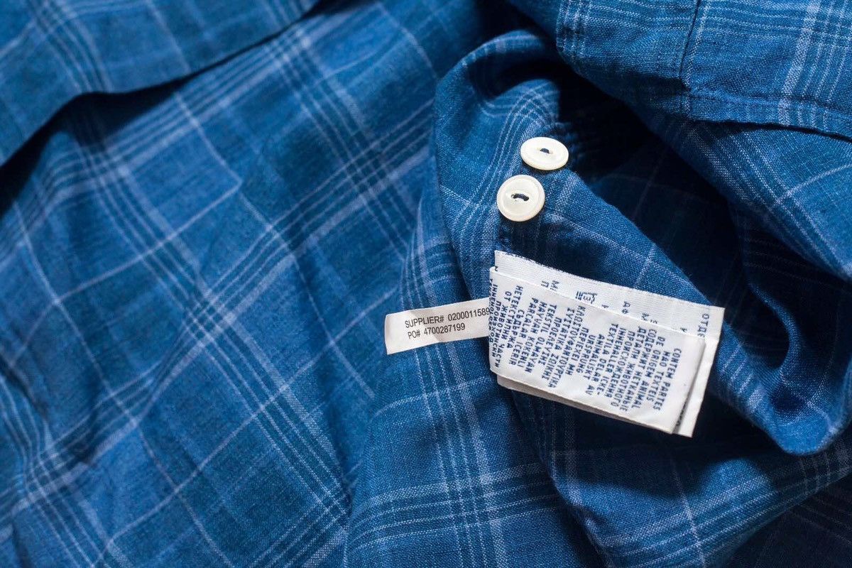 Polo Ralph Lauren Polo Ralph Lauren Classic Fit Indigo Linen Shirt Size US XXL / EU 58 / 5 - 8 Thumbnail