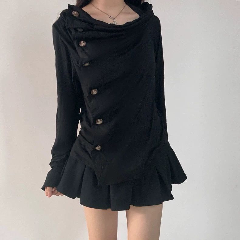 Vivienne Westwood Vivienne Westwood Black cravat swing collar hoodie jacket Size M / US 6-8 / IT 42-44 - 3 Thumbnail