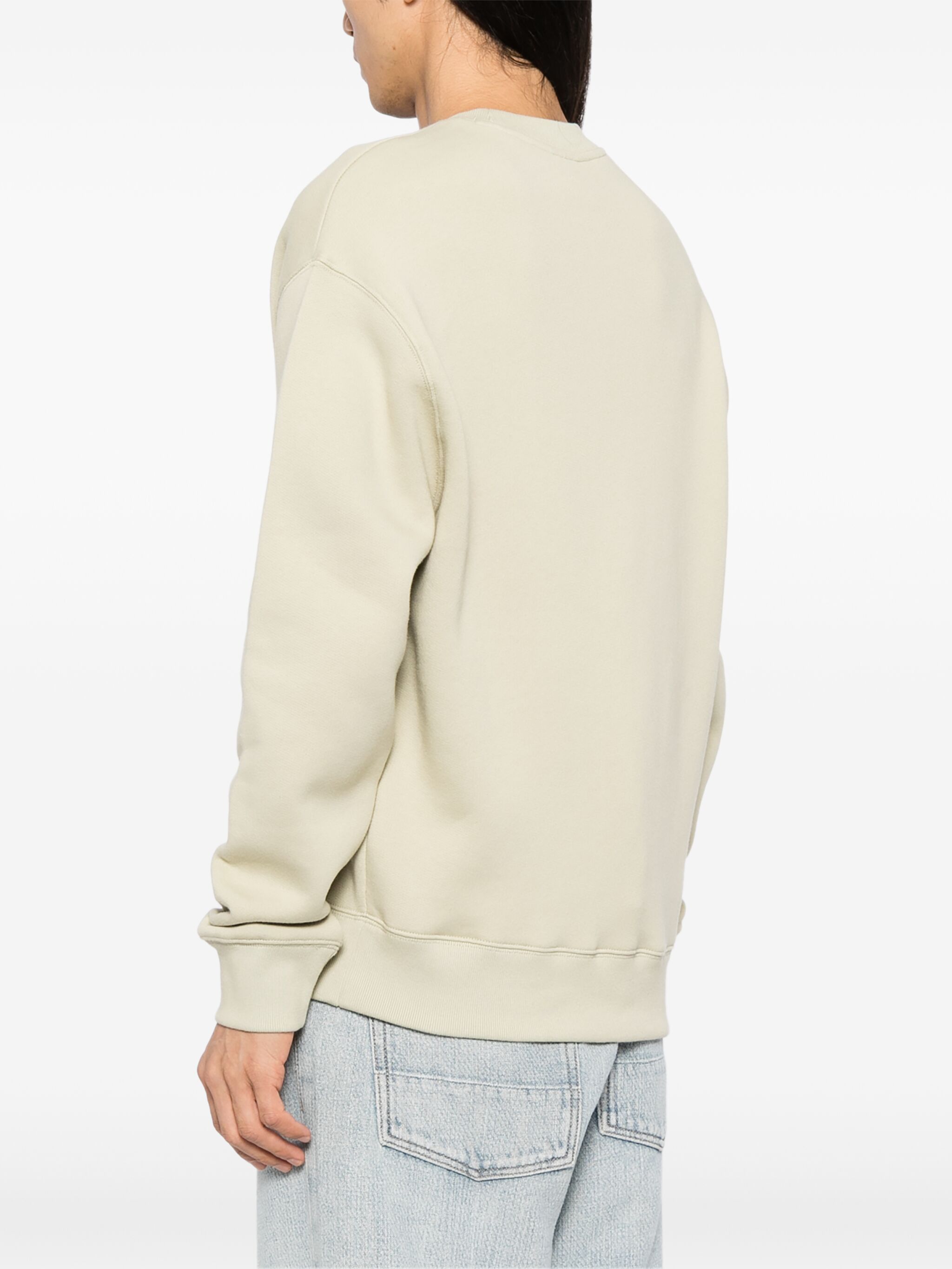 Maison Kitsune o1s22i1n1124 Bold Fox Head Crewneck Sweatshirt in Ivory Size US M / EU 48-50 / 2 - 4 Thumbnail