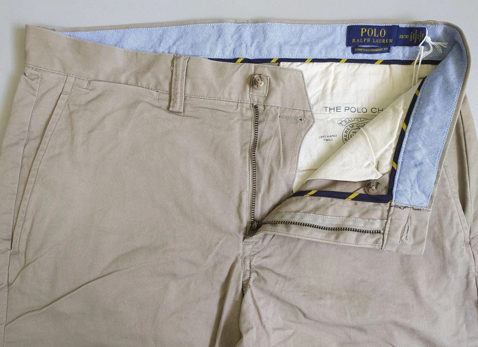 Polo Ralph Lauren Polo Ralph Lauren Stretch Straight Fit Chino Pant FTP 0083 Size US 33 - 4 Thumbnail