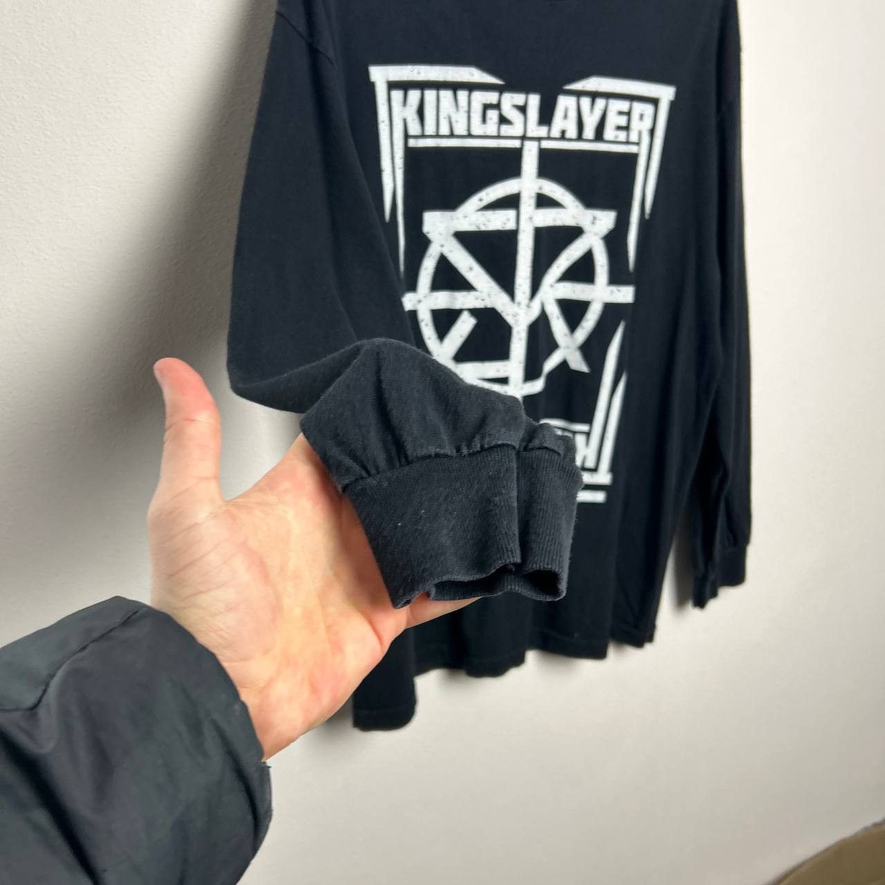 WWE Vintage WWE Wrestling Kingslayer big logo longsleeve Size US M / EU 48-50 / 2 - 7 Thumbnail