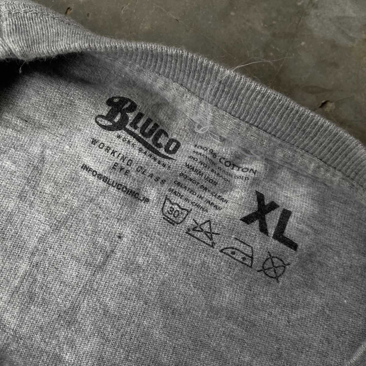 Japanese Brand Bluco work garment t-shirt Size US XL / EU 56 / 4 - 3 Thumbnail