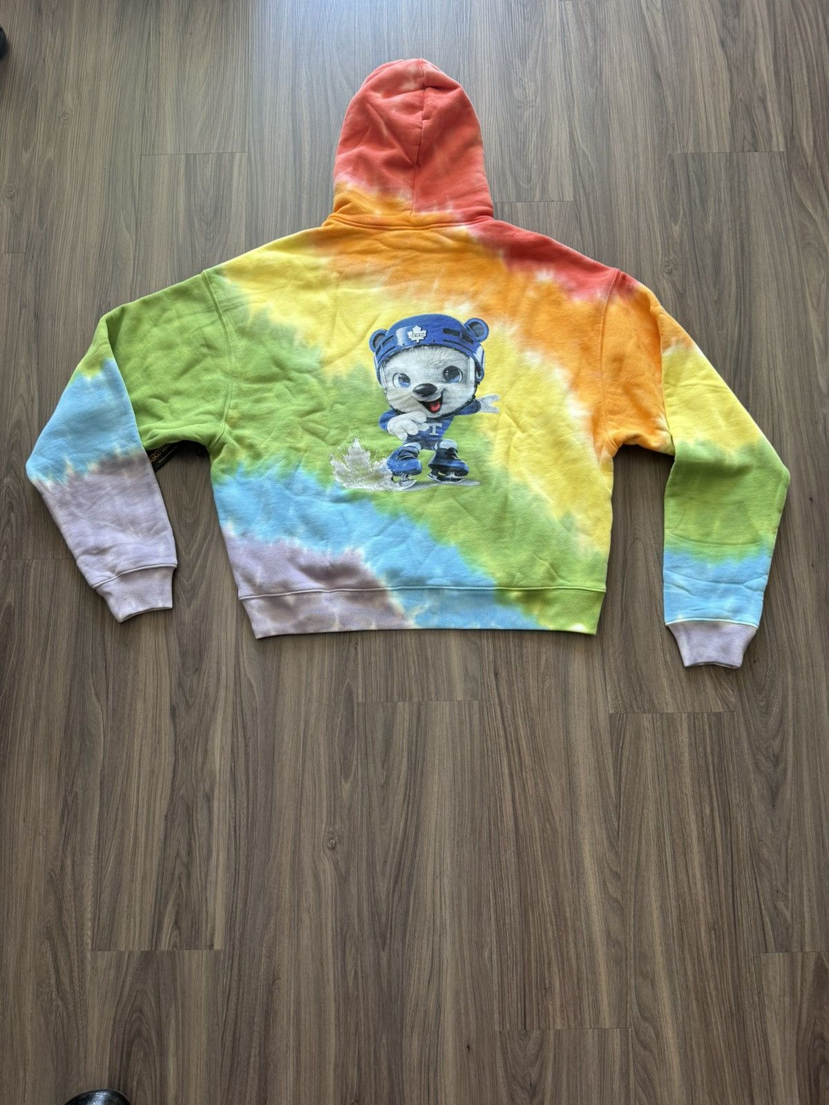 Drew House Drew House Rainbow Tie Dye Graphic Hoodie Size S Smiley Bear Size US S / EU 44-46 / 1 - 1 Thumbnail