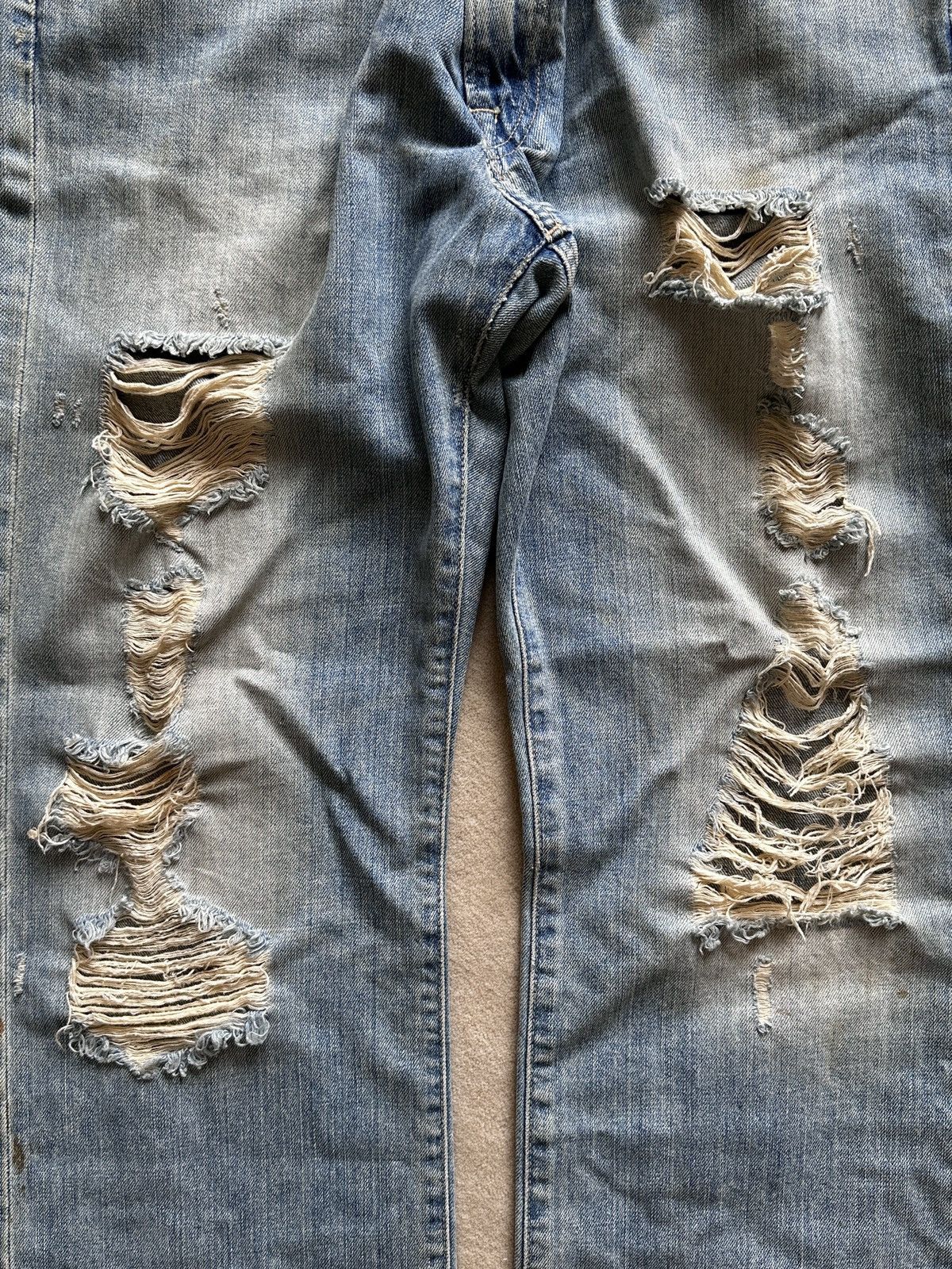Vintage Abercrombie & Fitch Thrashed Vintage Denim | US33 Size US 33 - 3 Thumbnail