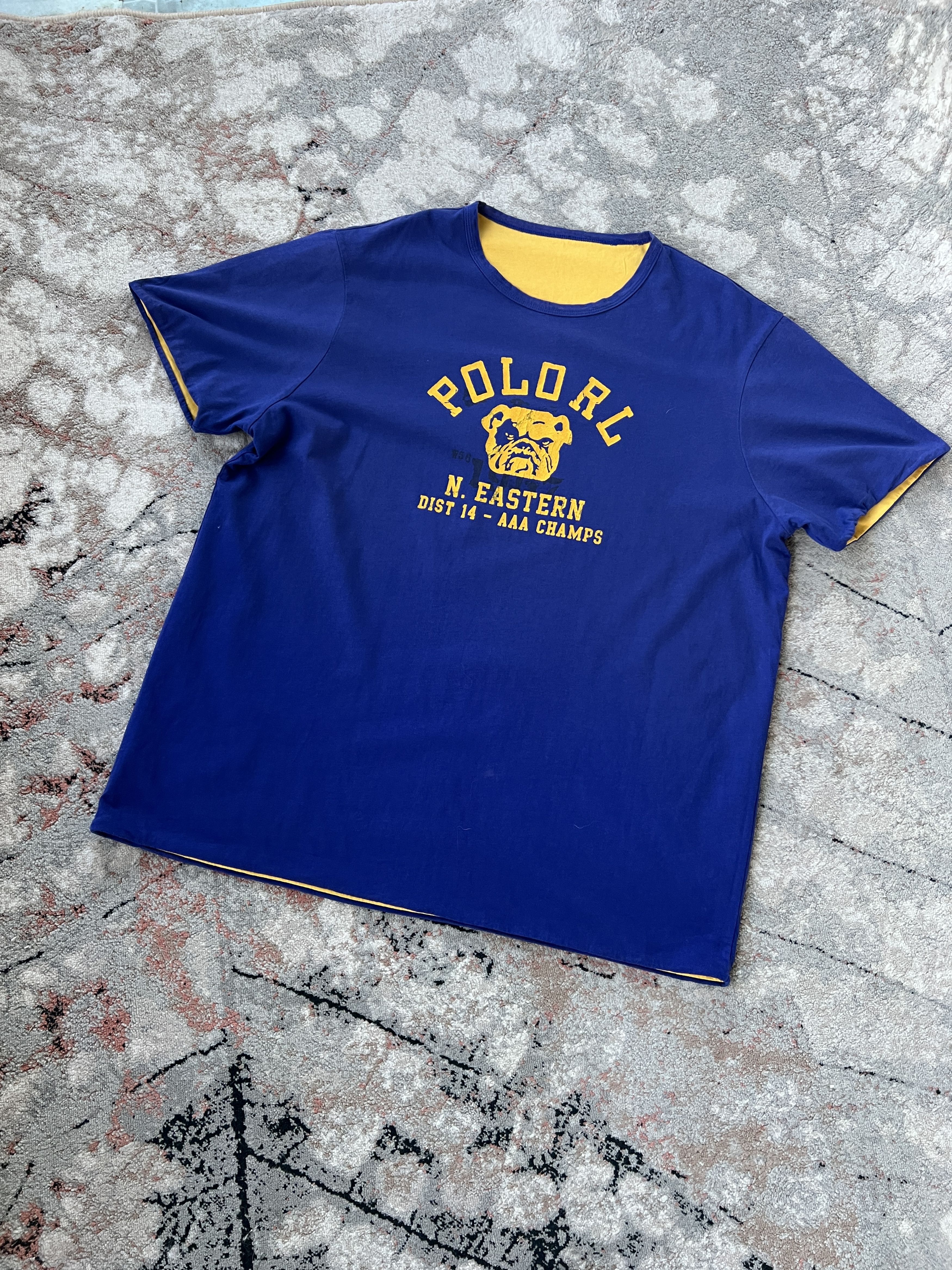 Polo Ralph Lauren Polo Ralph Lauren Bull Dog Champs Reversible Tee Size US XXL / EU 58 / 5 - 1 Thumbnail