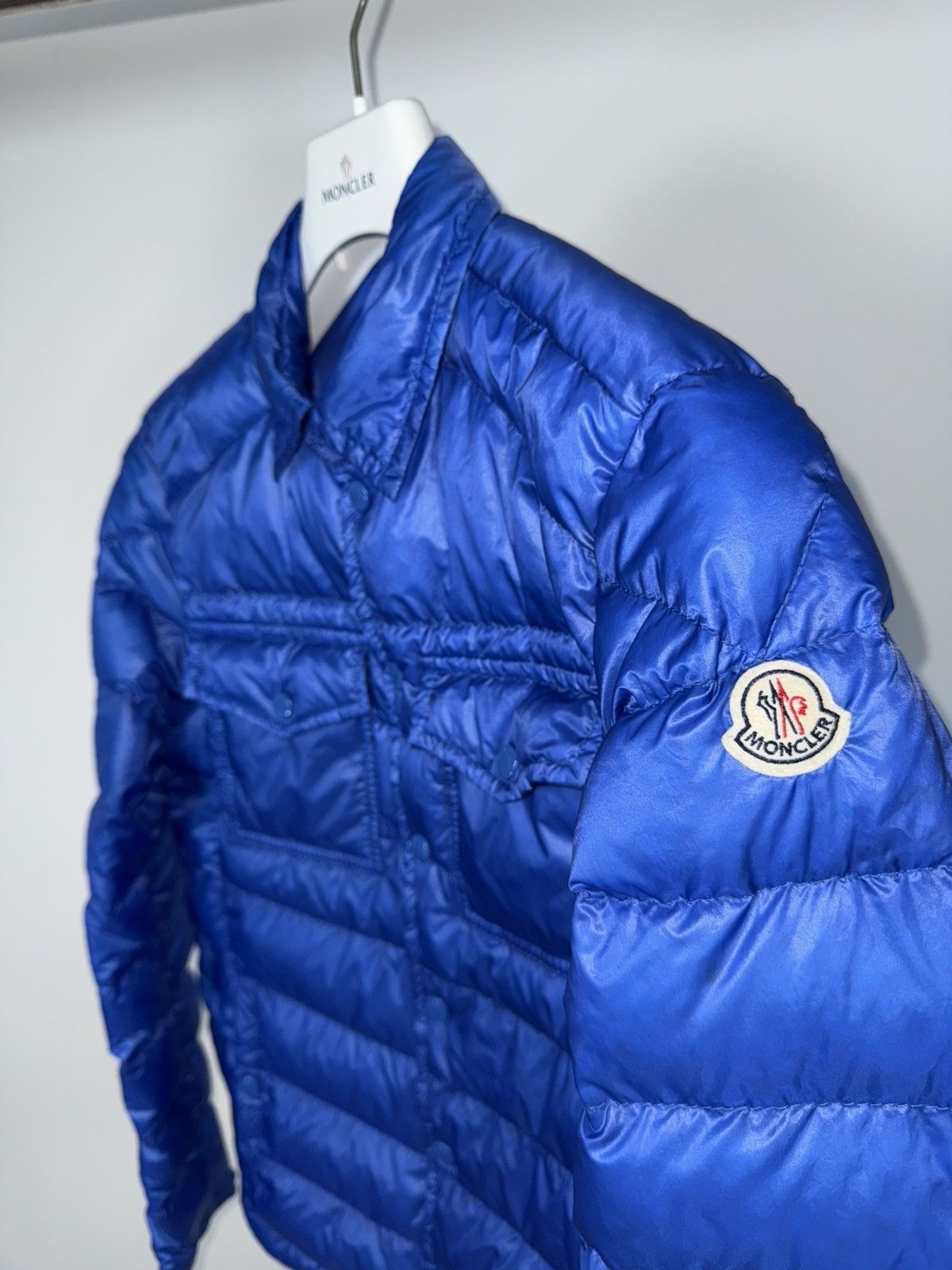 Moncler Moncler Men’s Jacket Gregoire Size 2 (S) Electric Blue Size US S / EU 44-46 / 1 - 3 Thumbnail
