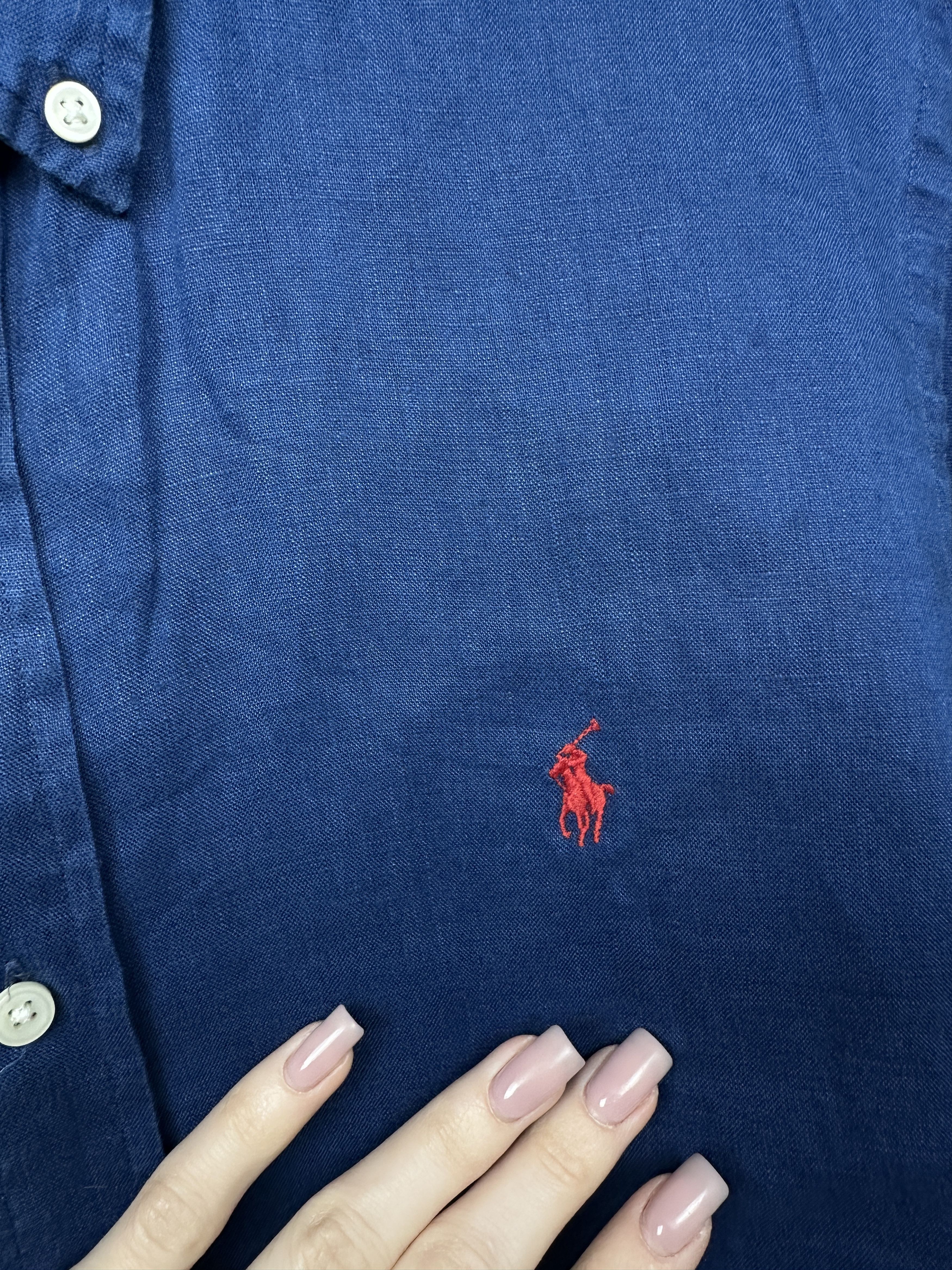 Polo Ralph Lauren Polo Ralph Lauren Mens LINEN Short Sleeve Shirt Size US M / EU 48-50 / 2 - 3 Thumbnail