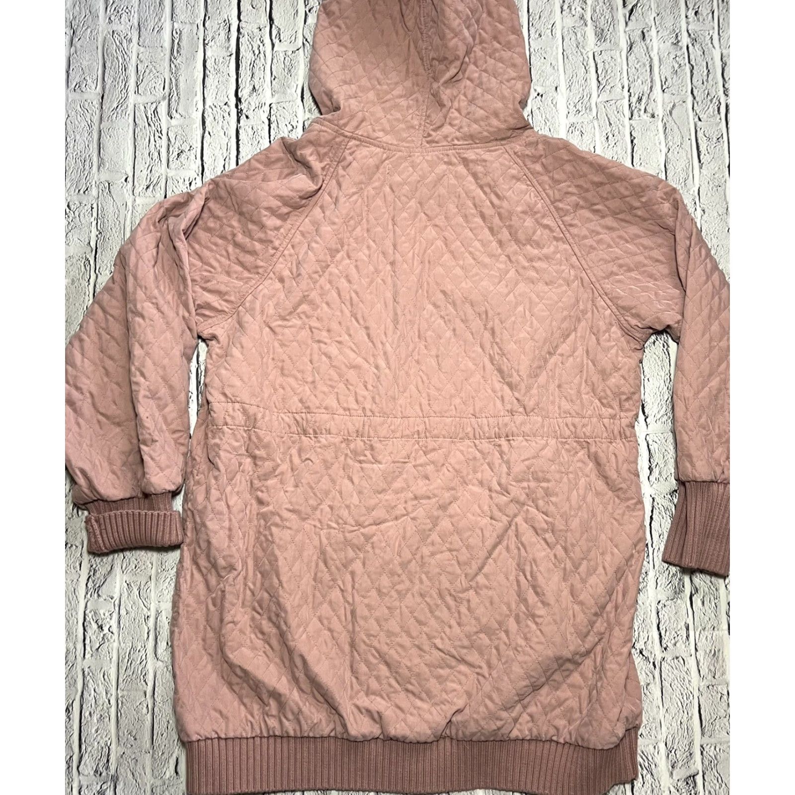 Free People Free People Hawthorne Bomber Jacket Quilted Pink Mauve M Long Sleeve Zip Women's Regular Fall Winter Spring Casual Travel Size M / US 6-8 / IT 42-44 - 6 Thumbnail