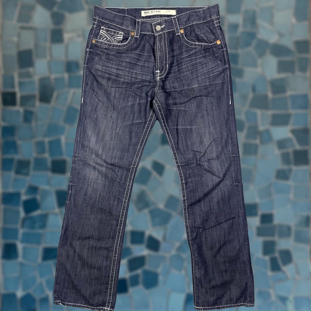 Vintage VINTAGE Big Star Jeans Pioneer Bootcut Collection Cowboy Western Men 38L x36 Size US 38 / EU 54 - 1 Thumbnail