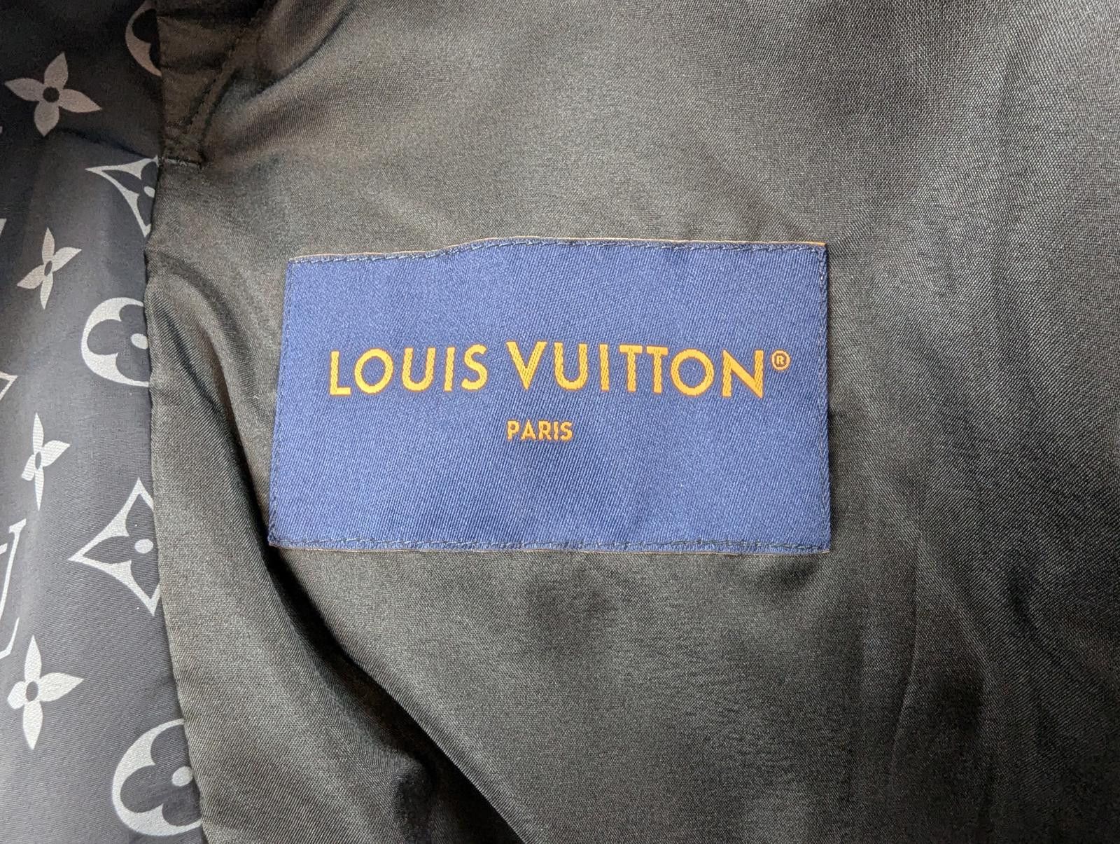 Louis Vuitton Louis Vuitton Monogram Nylon Printed Track Top in Black Size US L / EU 52-54 / 3 - 7 Thumbnail